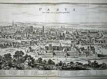 Charger l'image dans la galerie, Vue panoramique de Paris en 1620. (Parys wie solche 1620 anzusehen gewessen). 1655-