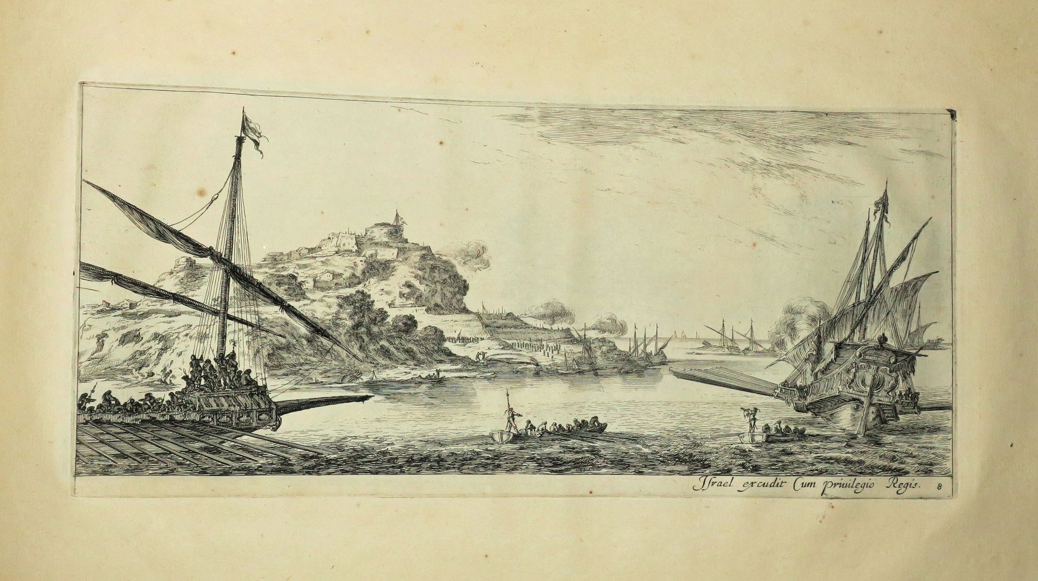 Divers paysages mis en lumière par Israël, dédié à Mon-seigneur et très illustre Prince Louis de Bourbon d'Anguien.