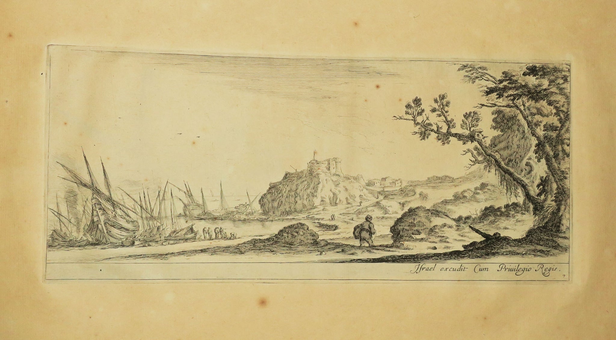 Divers paysages mis en lumière par Israël, dédié à Mon-seigneur et très illustre Prince Louis de Bourbon d'Anguien.