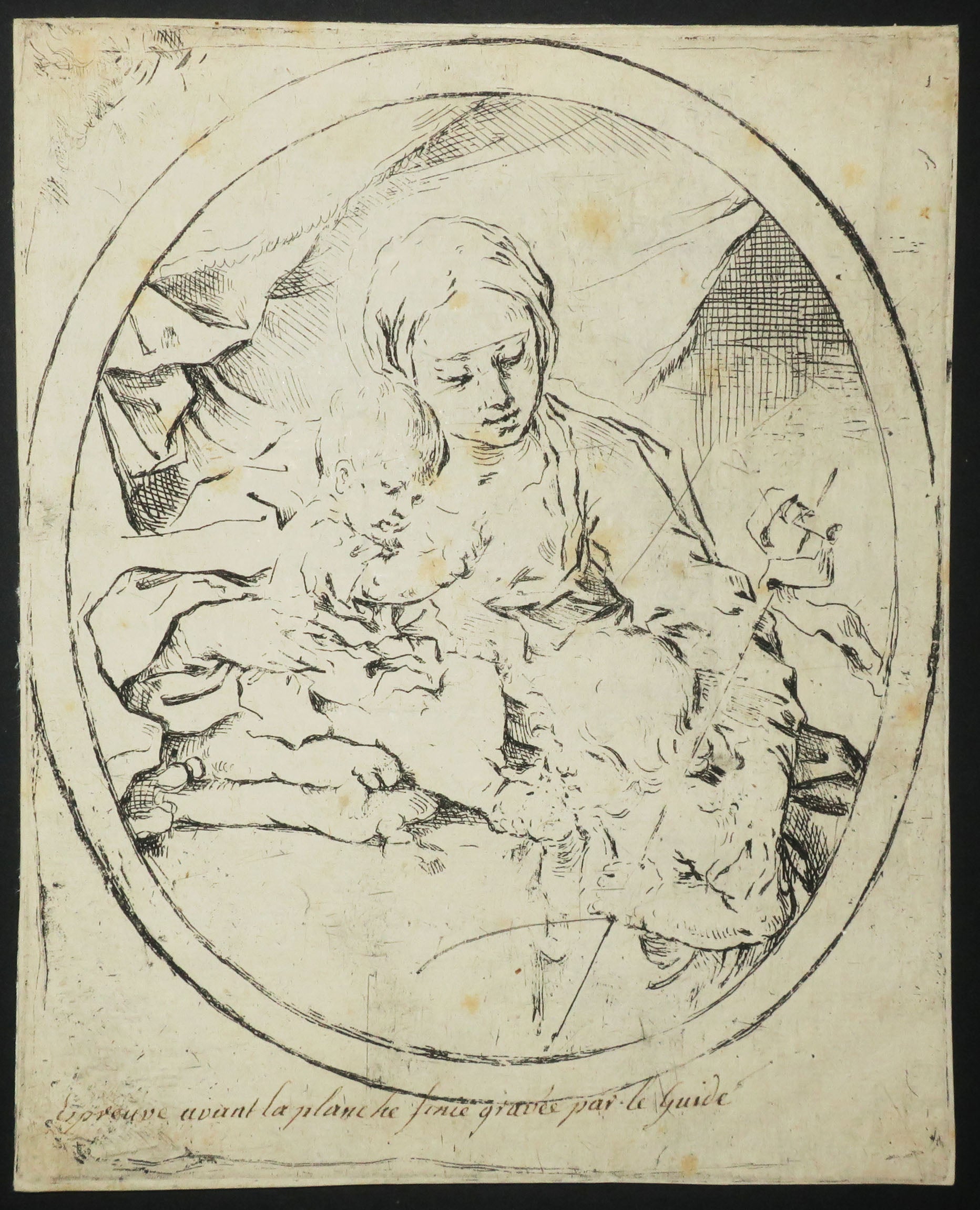 La Sainte Vierge, l'Enfant Jésus et Saint Jean-Baptiste.