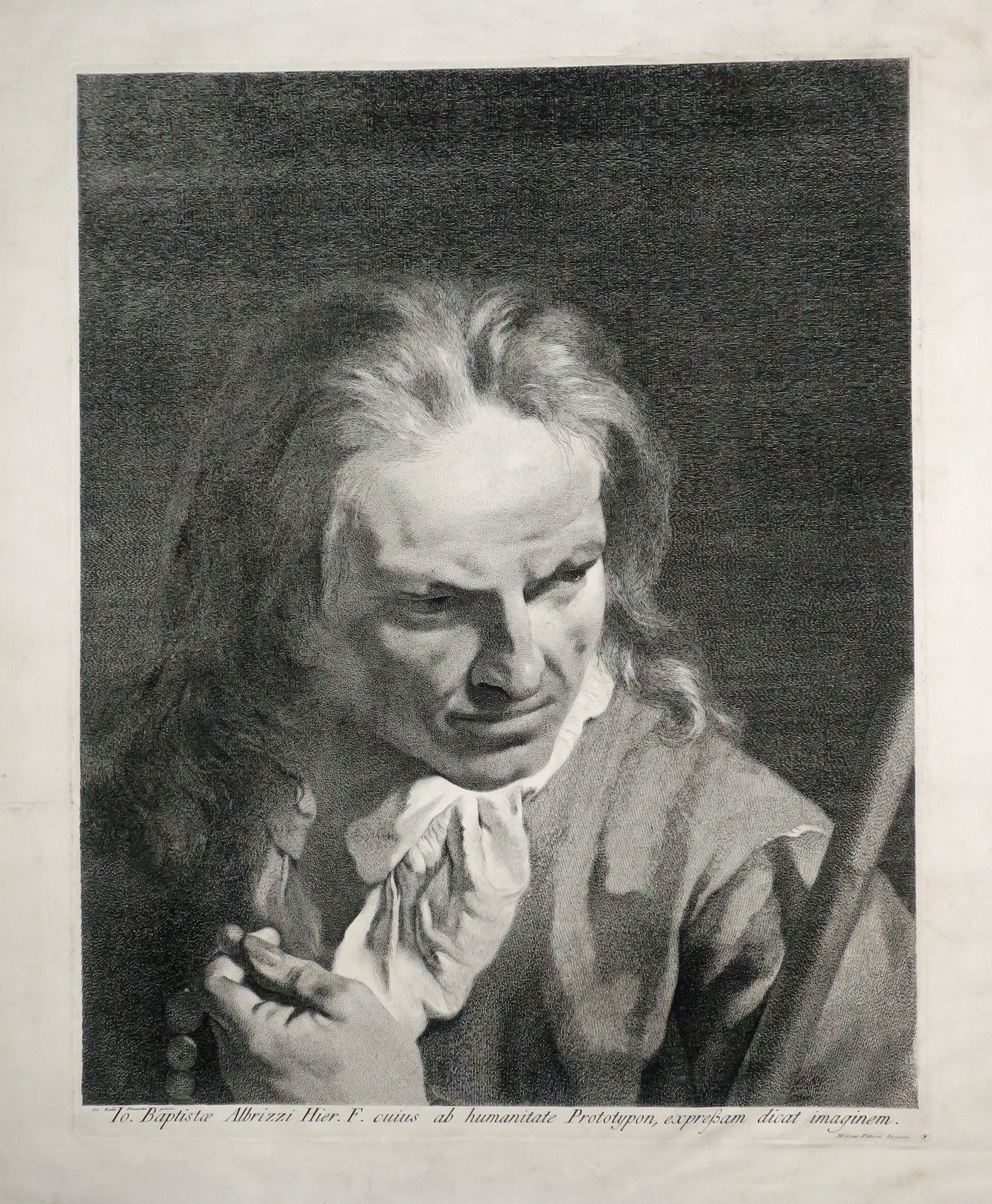 Portrait de Jean-Baptiste Albrizzi, fils et héritier de Jerôme Albrizzi, éditeur et imprimeur à Venise.