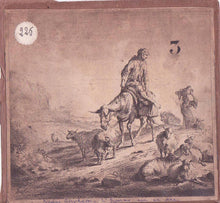 Charger l'image dans la galerie, L'homme monté sur un âne, ou le retour des champs.