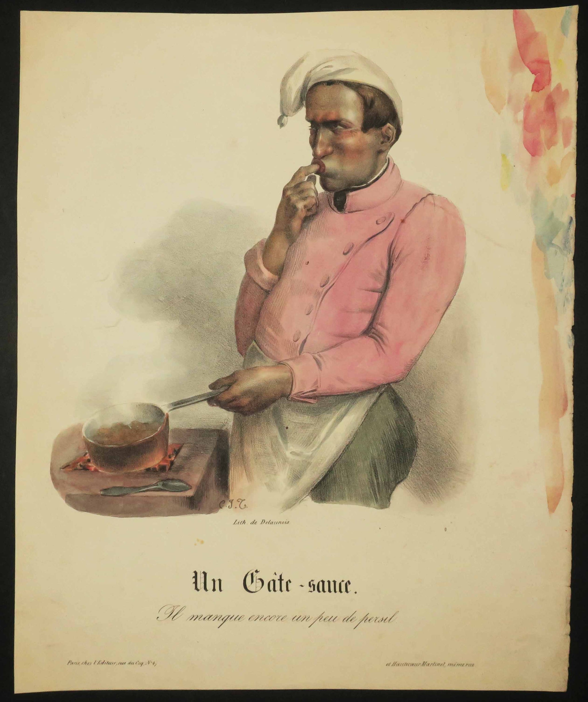 Un Gâte-sauce. Il manque encore un peu de persil.