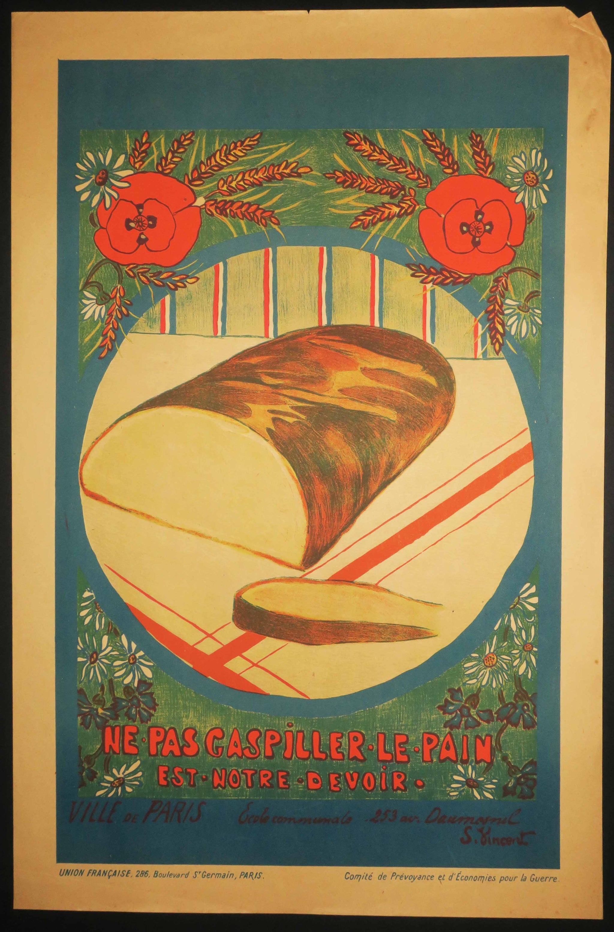 Ne pas gaspiller le pain est notre devoir.