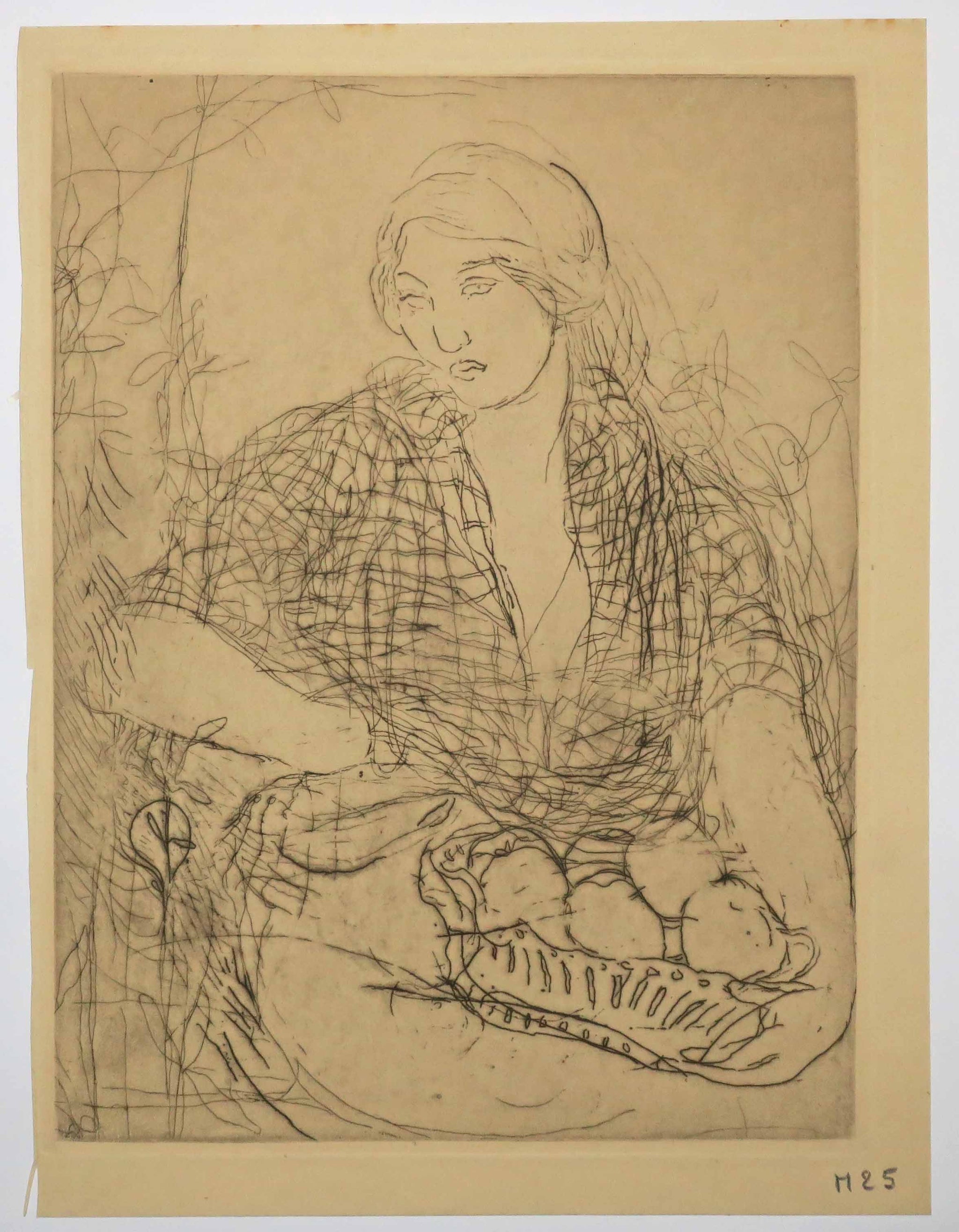 La femme à la corbeille.