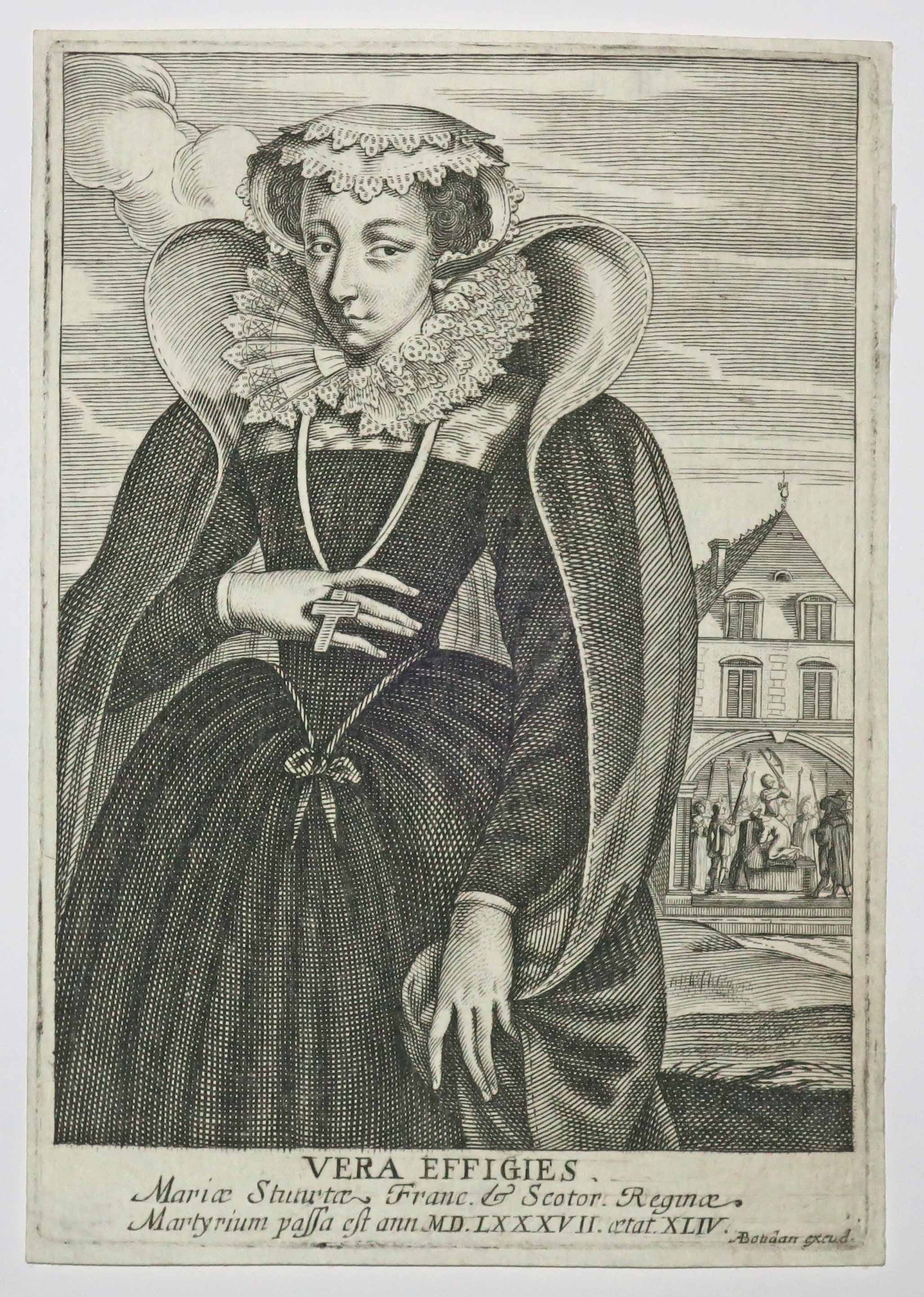 Portrait de Marie Stuart, Reine d'Ecosse.