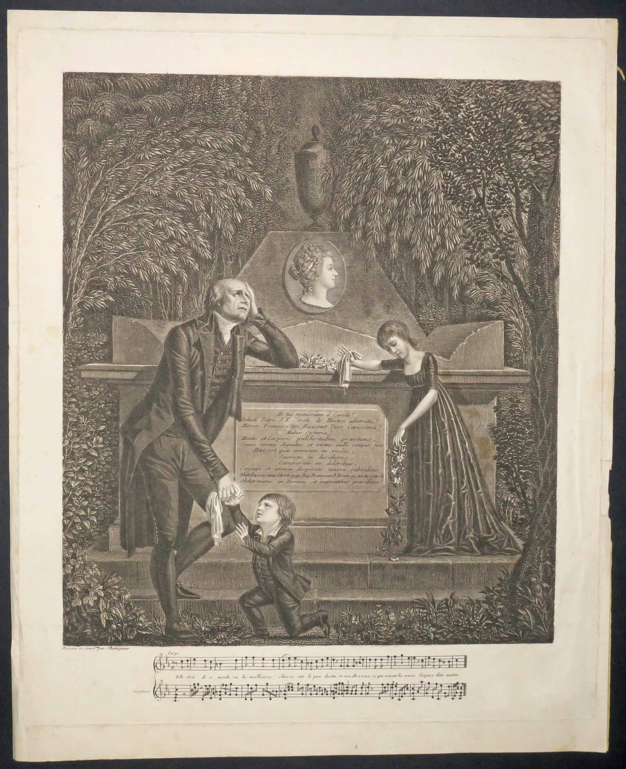Souvenir mortuaire d'une dame.
