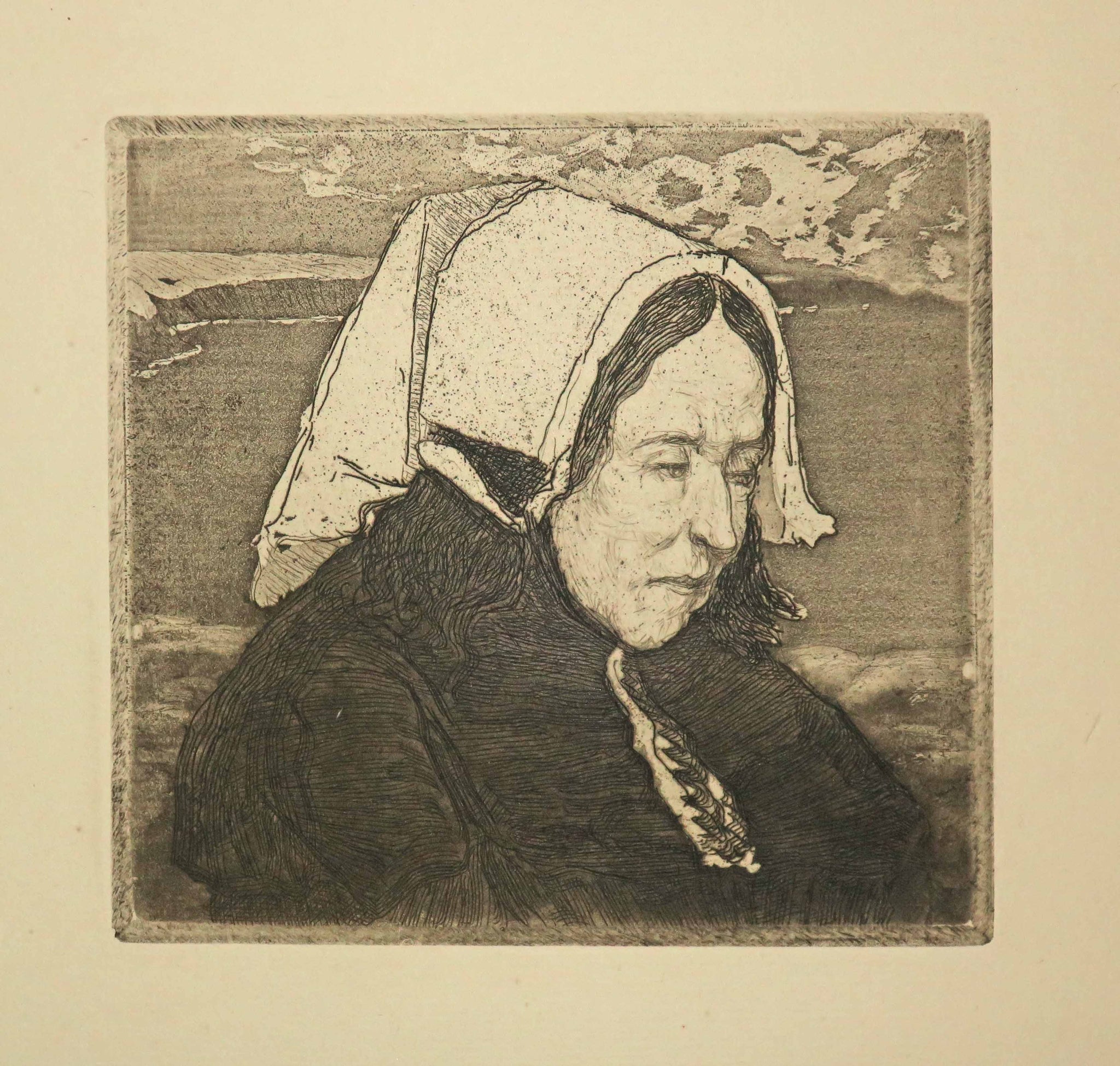 Vieille femme d'Ouessant. c.
