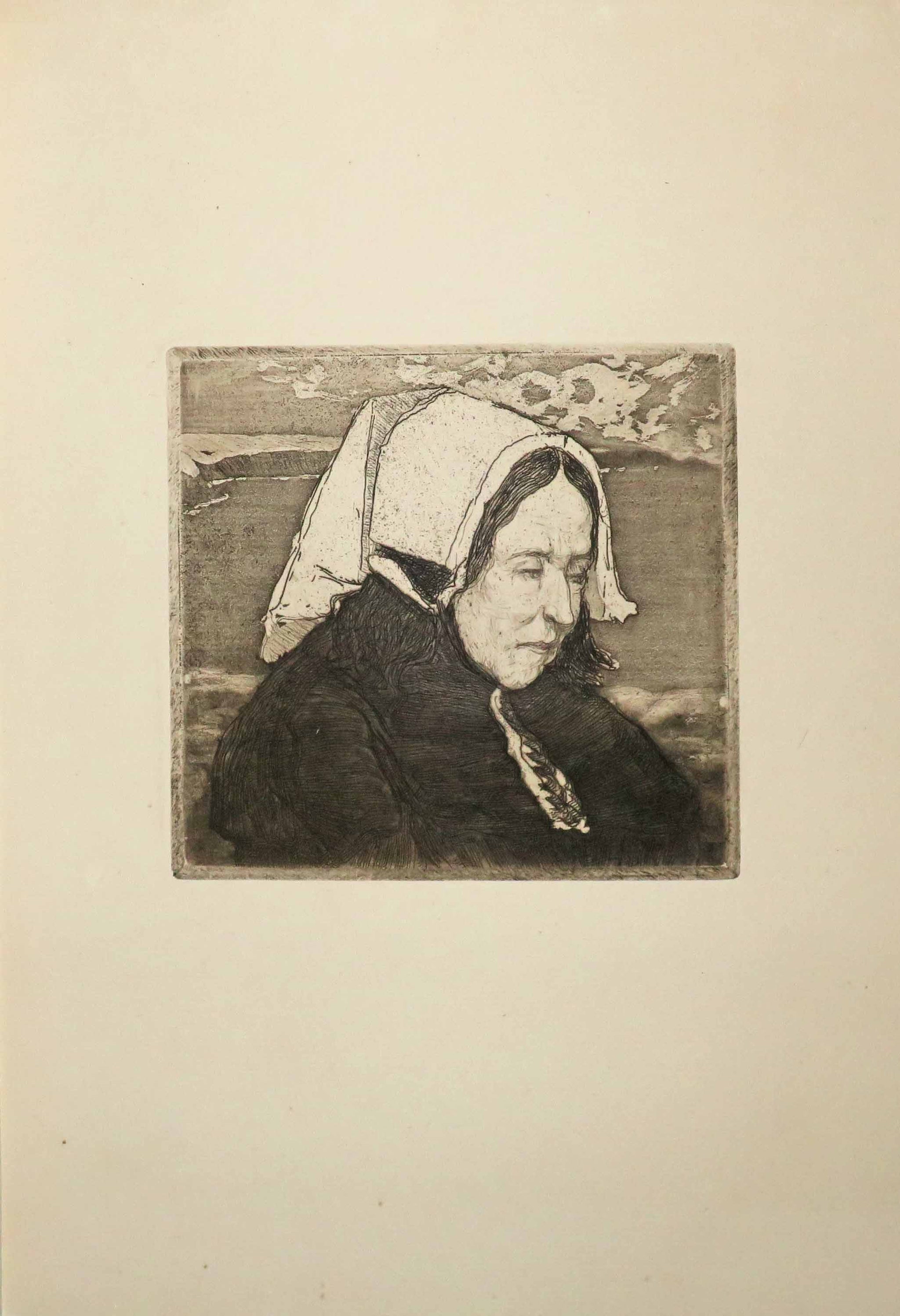 Vieille femme d'Ouessant. c.