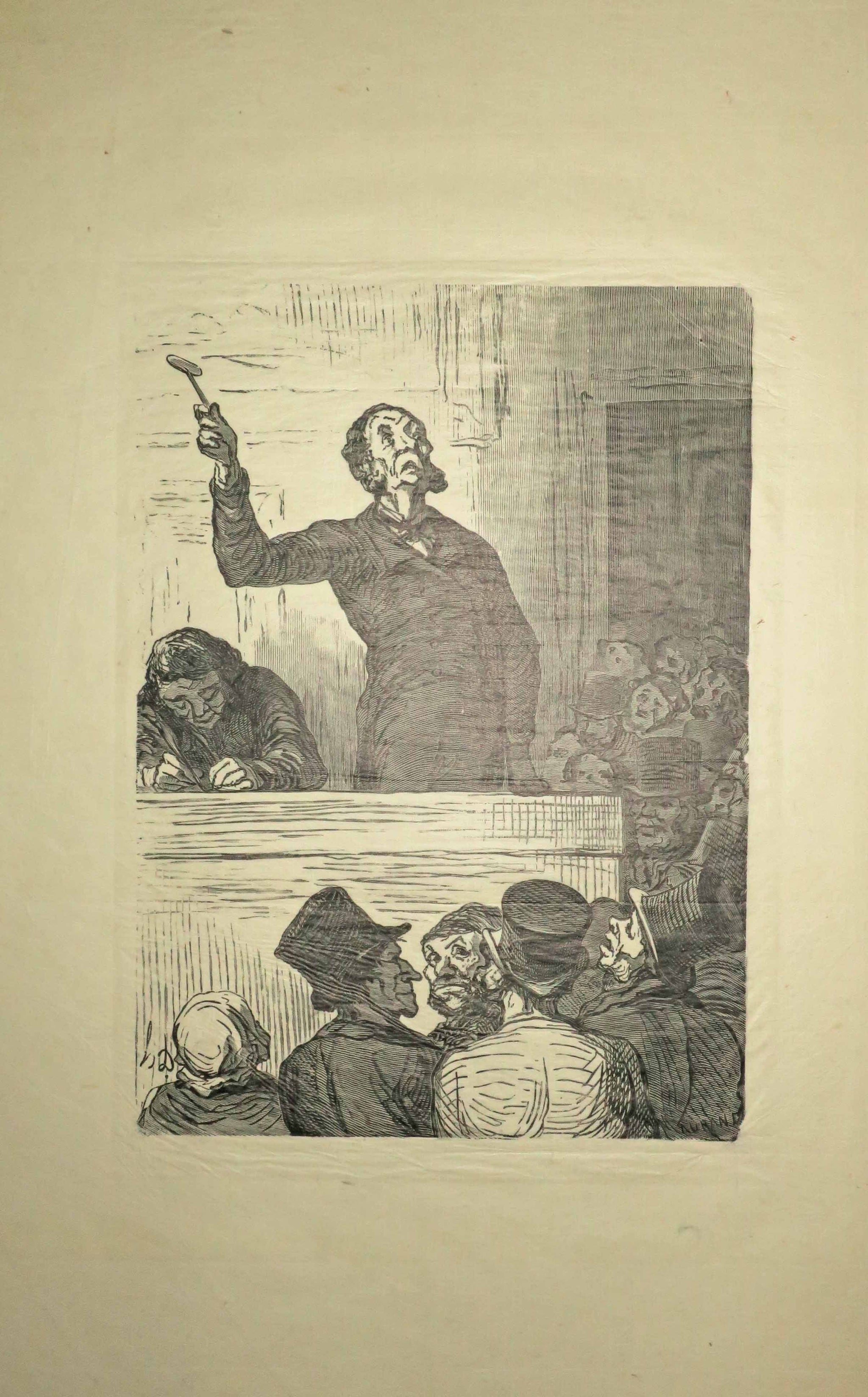 L'Hôtel des ventes - Le Commissaire-priseur.