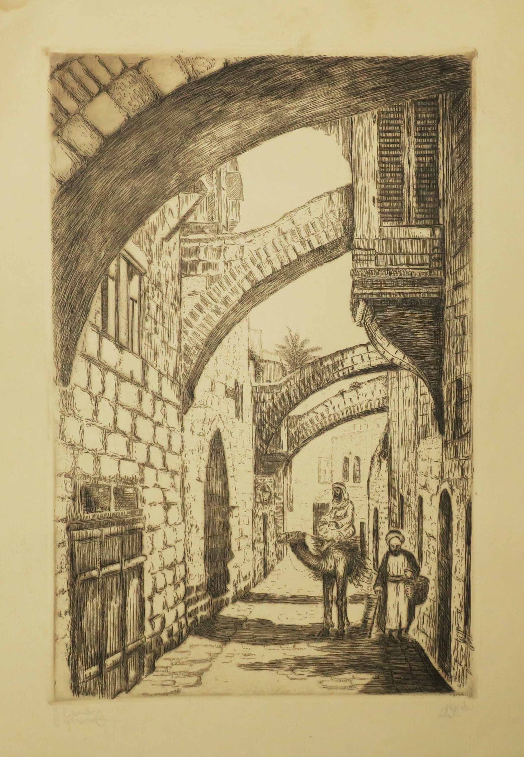 Une rue à Jérusalem.
