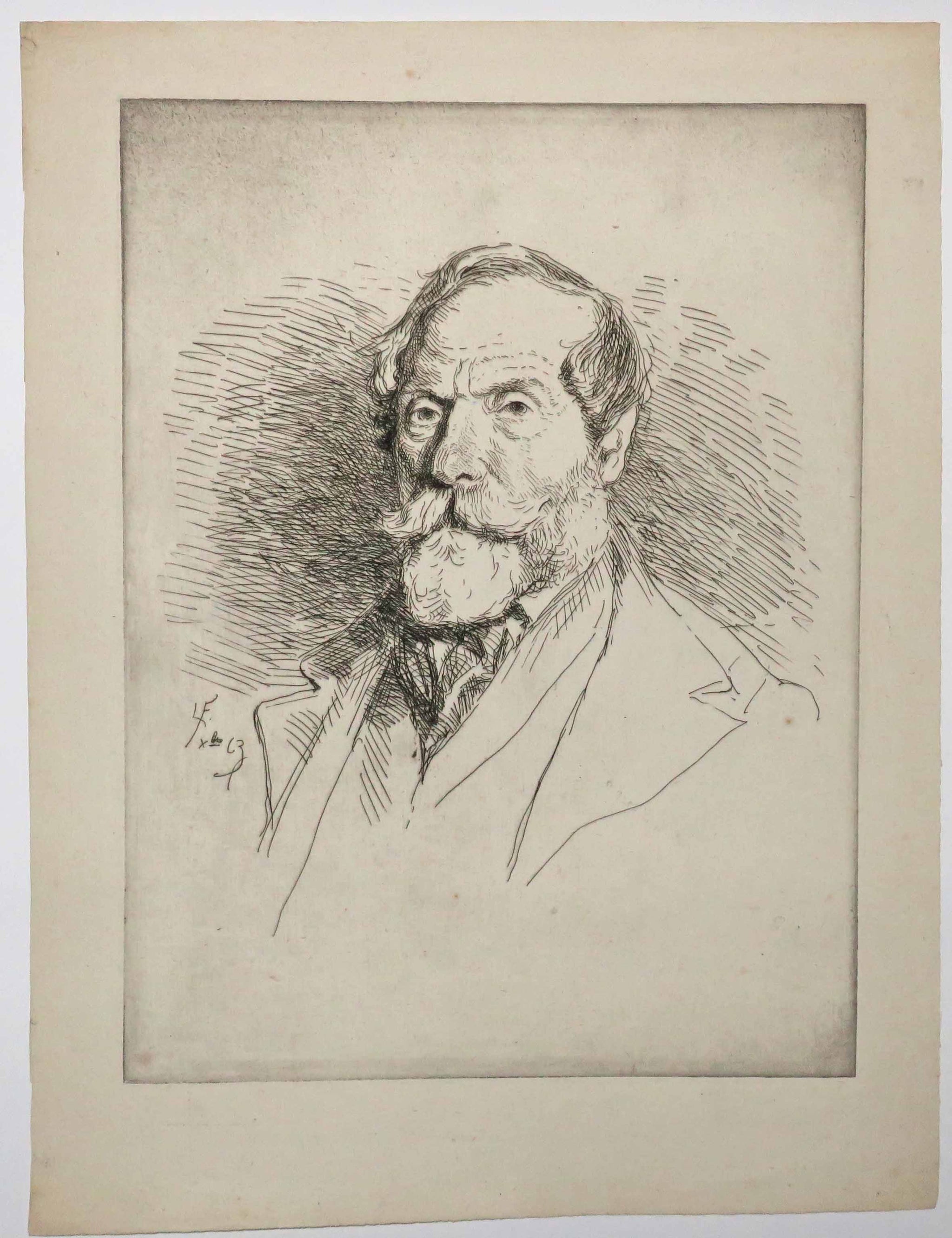 Portrait de Burty, Père de Philippe Burty.