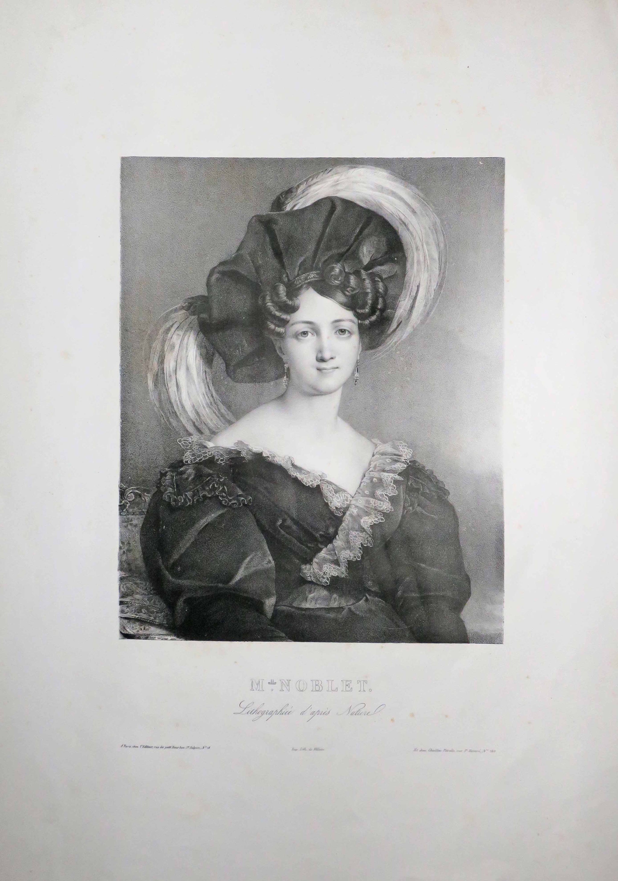 Portrait de Mademoiselle Noblet (Danseuse de ballet).