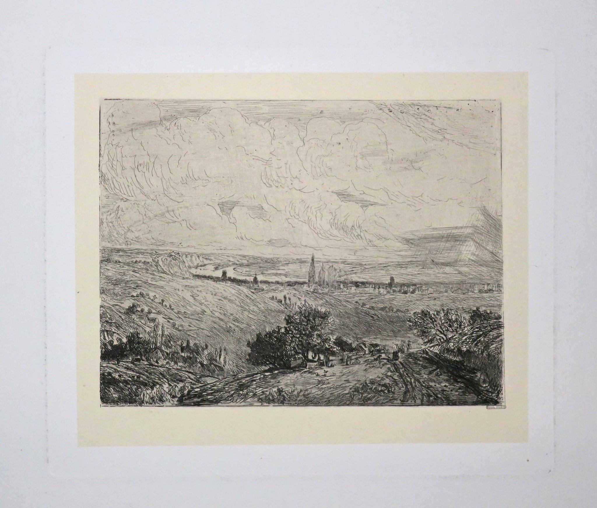 Vue générale de Rouen.