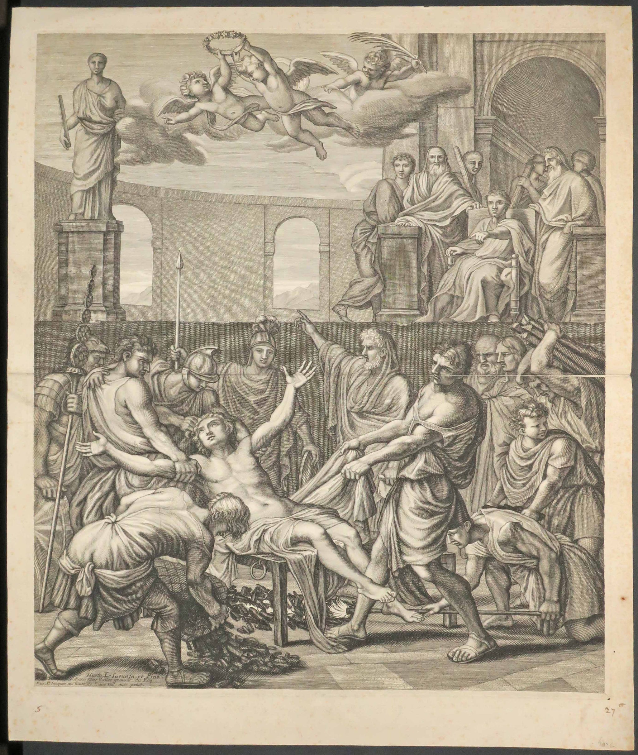 Le martyr de Saint Laurent.