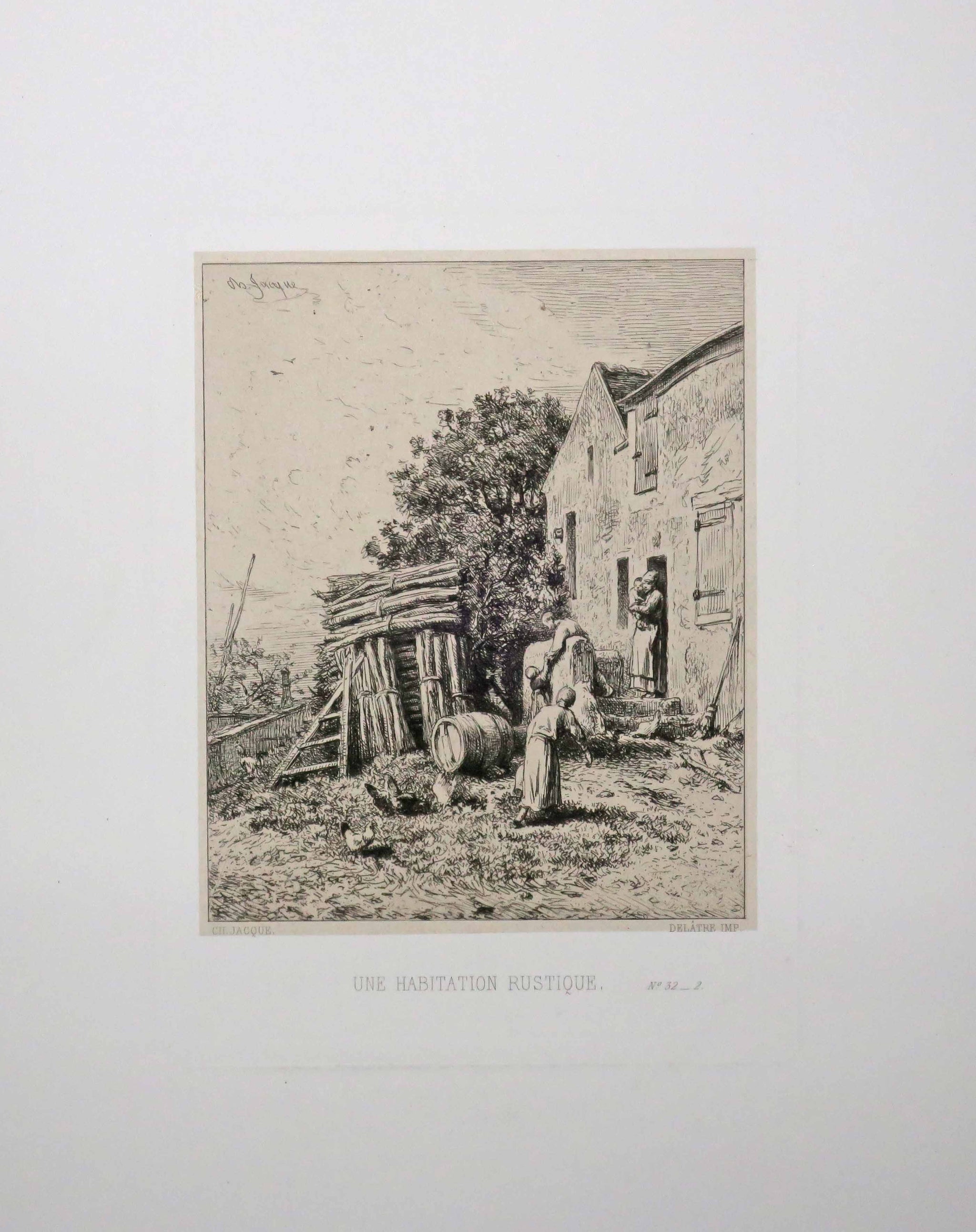 Une habitation rustique.
