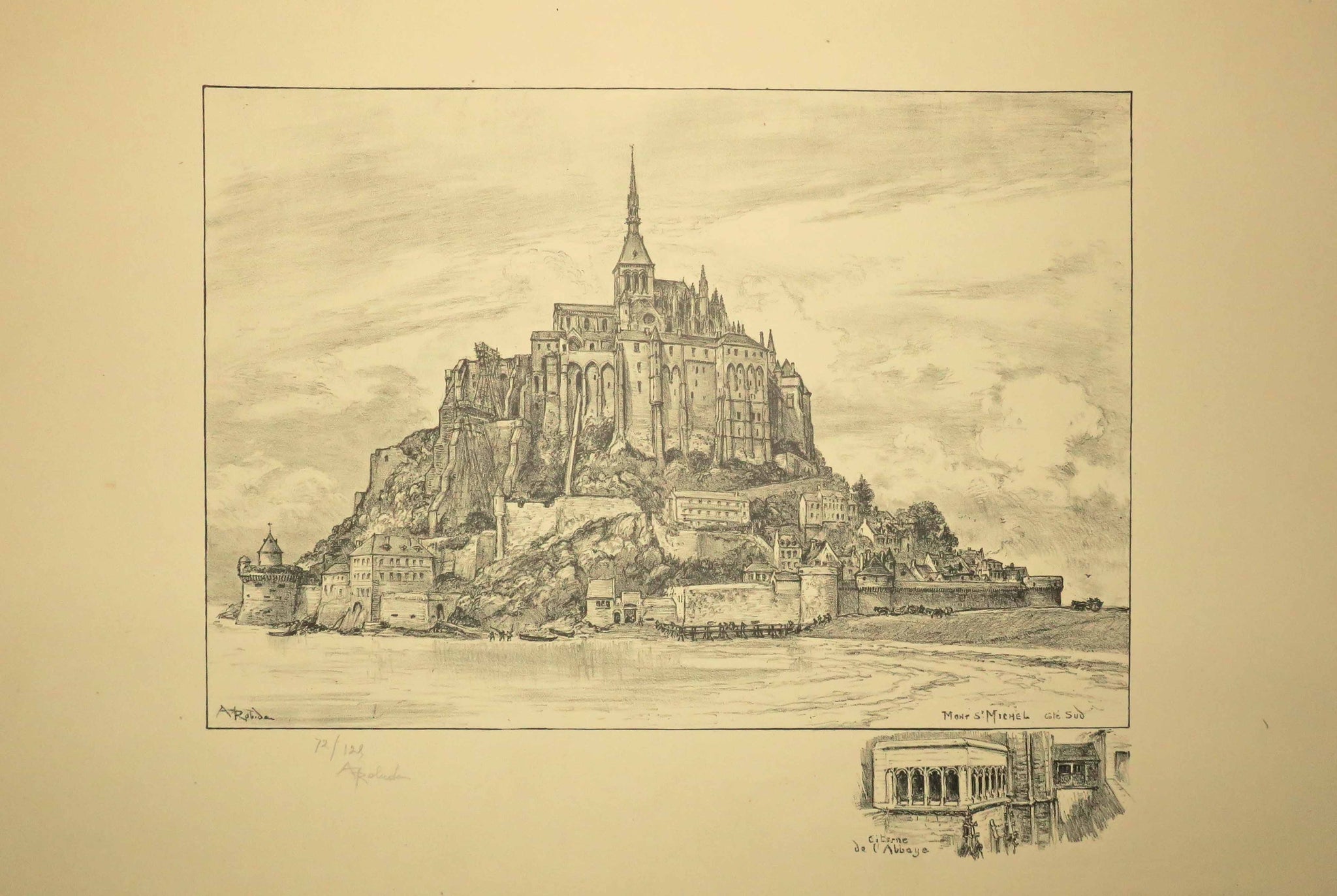 Mont Saint Michel, Côté sud.
