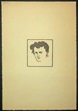 Charger l'image dans la galerie, Portrait du poète français Isidore Ducasse, Comte de Lautréamont.