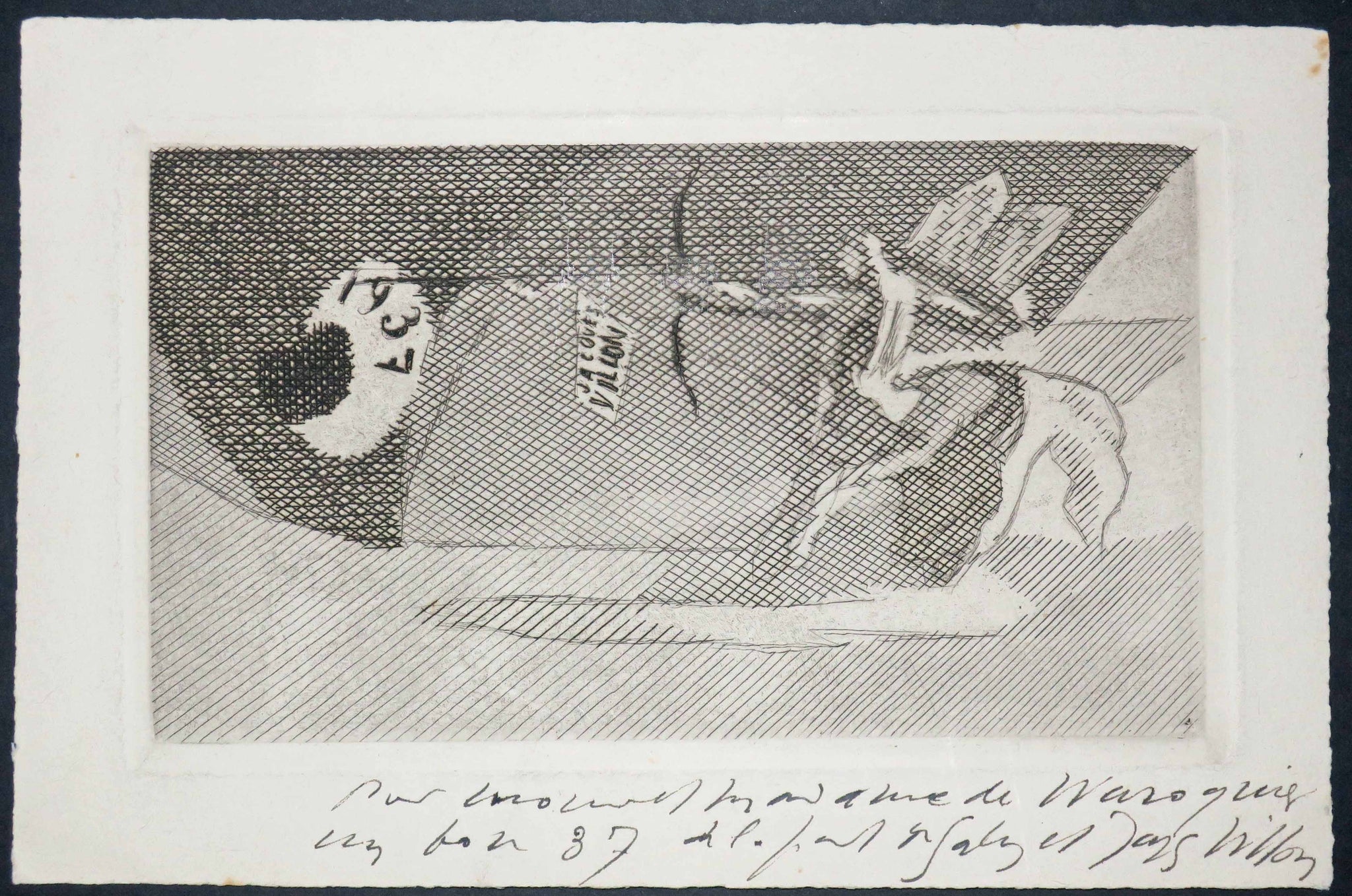 Carte de vœux pour l'année 1937.