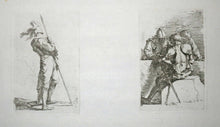 Charger l'image dans la galerie, Soldat de dos avec une lance dans les deux mains & Soldat de dos avec deux autres soldats. 1656-