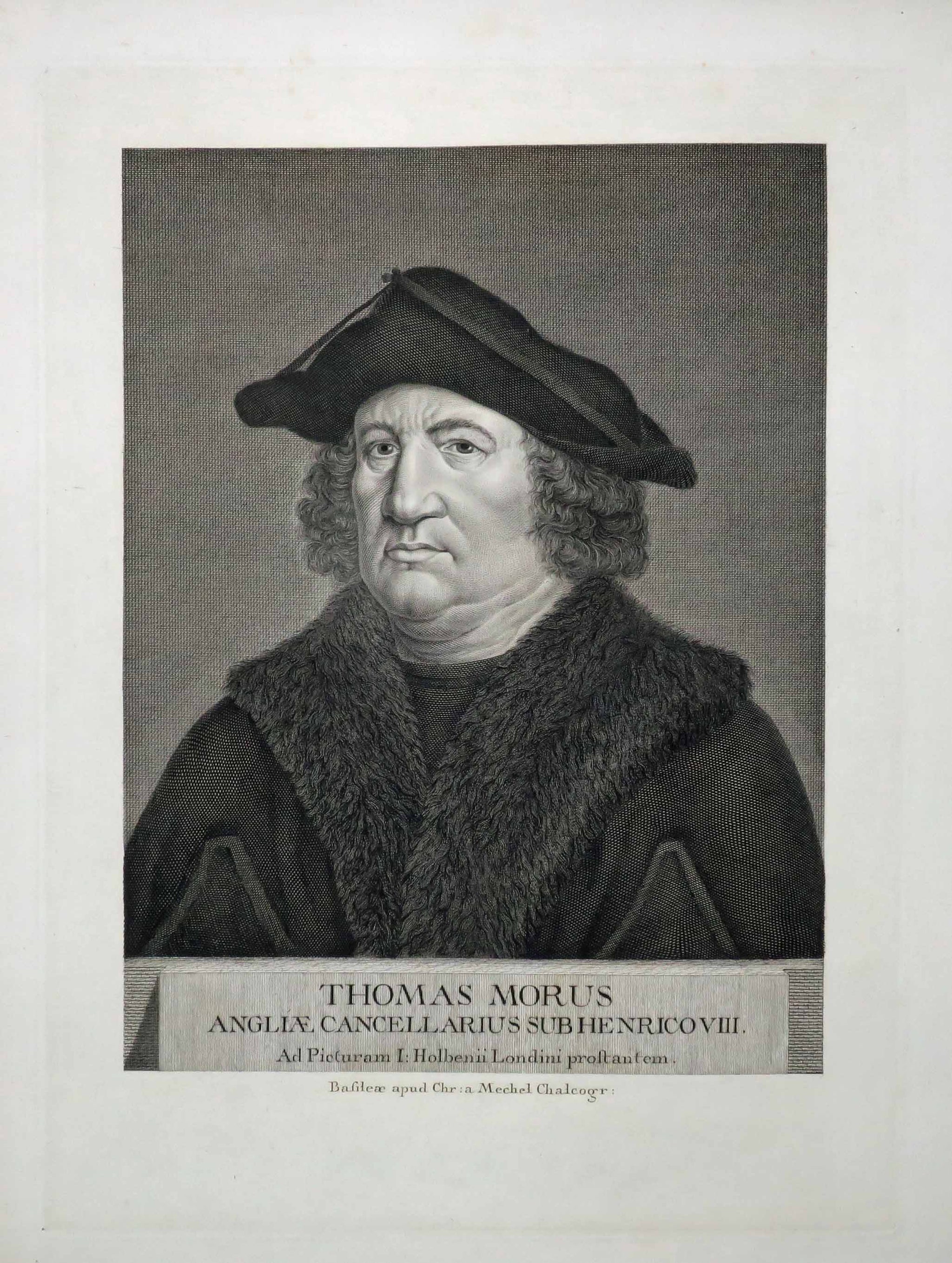 Portrait de Thomas More, Juriste, Historien et Homme politique anglais.