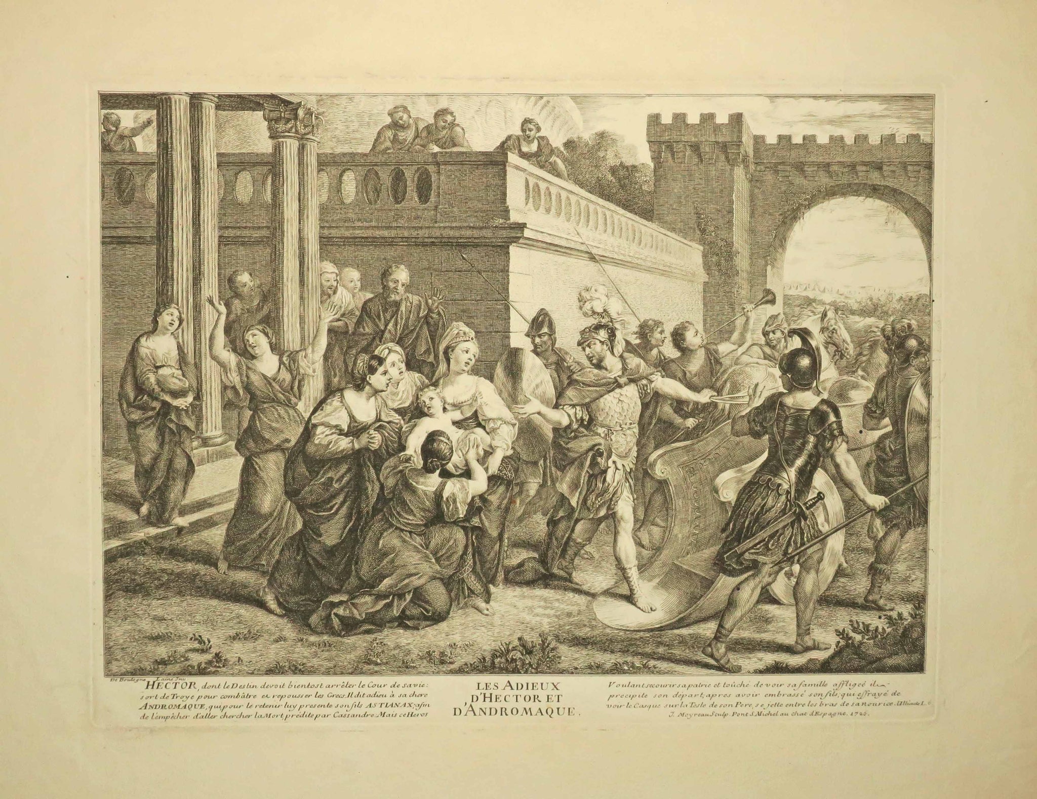 Les Adieux d'Hector et d'Andromaque.