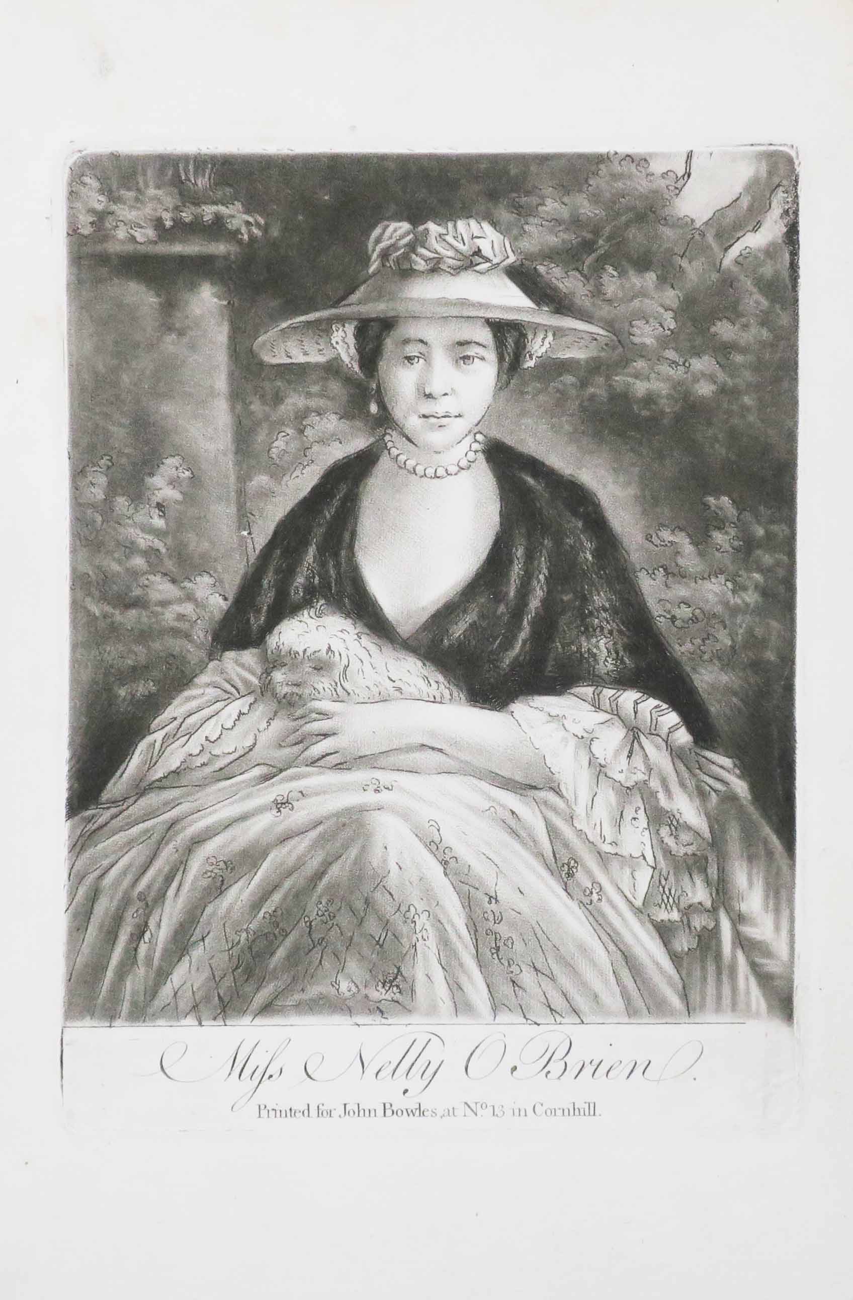 Portrait de Miss Nelly O'Brien (Miniaturiste, artiste paysagiste et militante de la Ligue gaélique irlandaise).