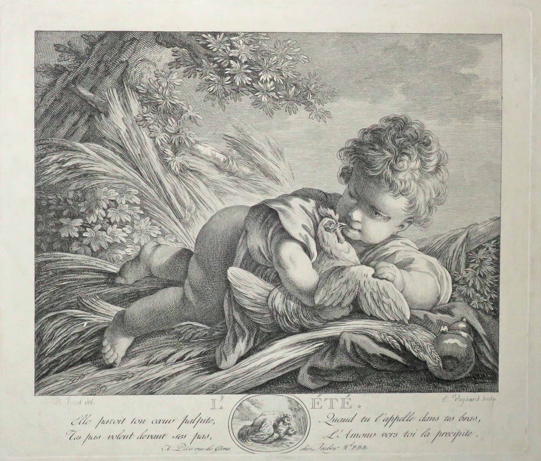 Les quatre saisons en chérubins.