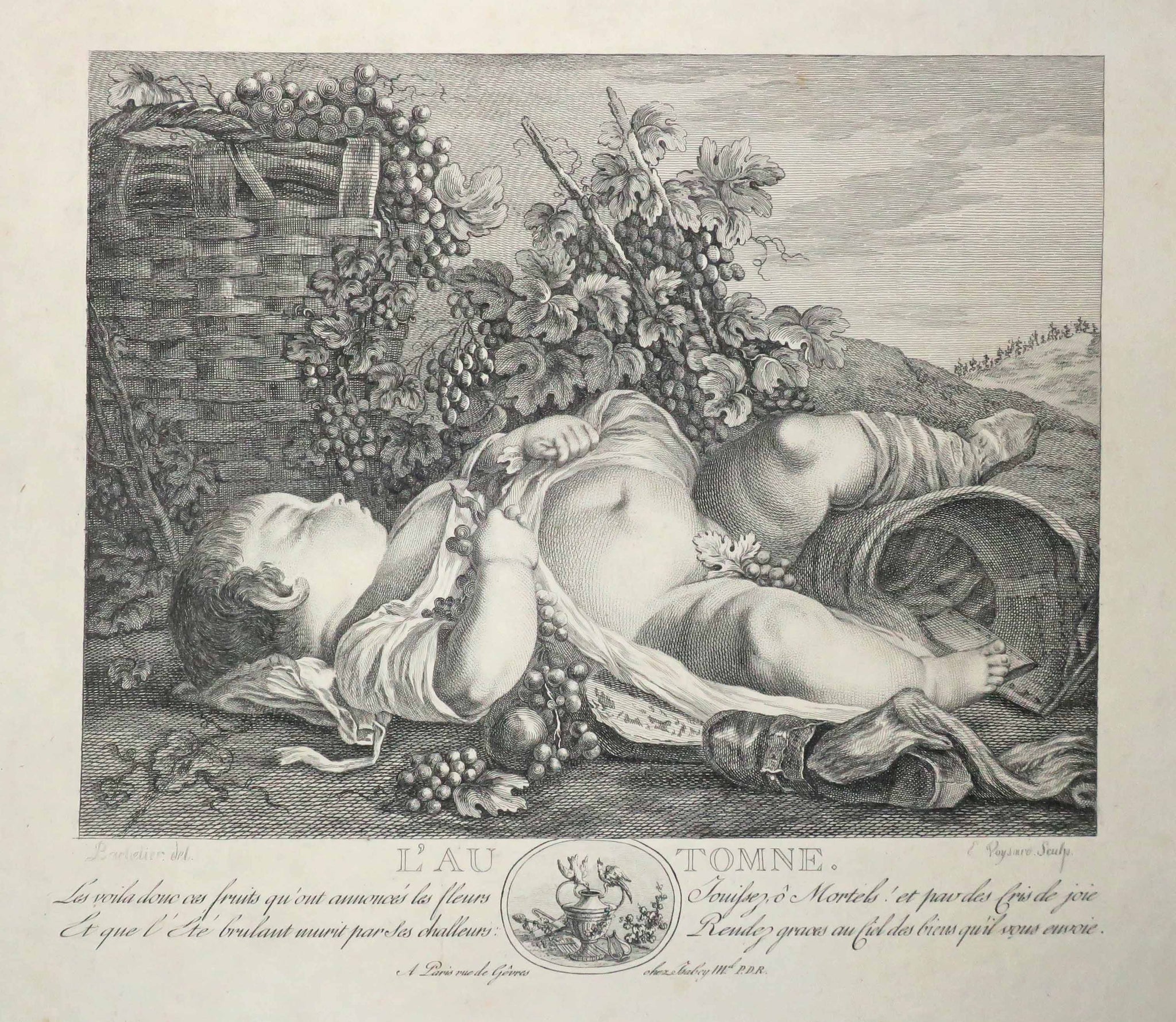 Les quatre saisons en chérubins.