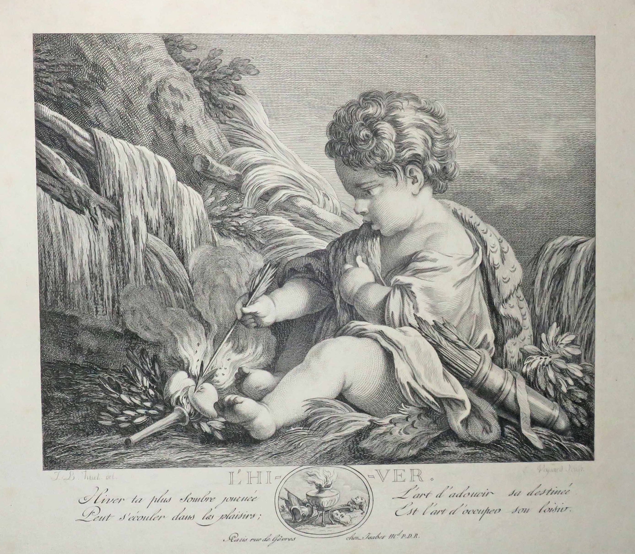 Les quatre saisons en chérubins.