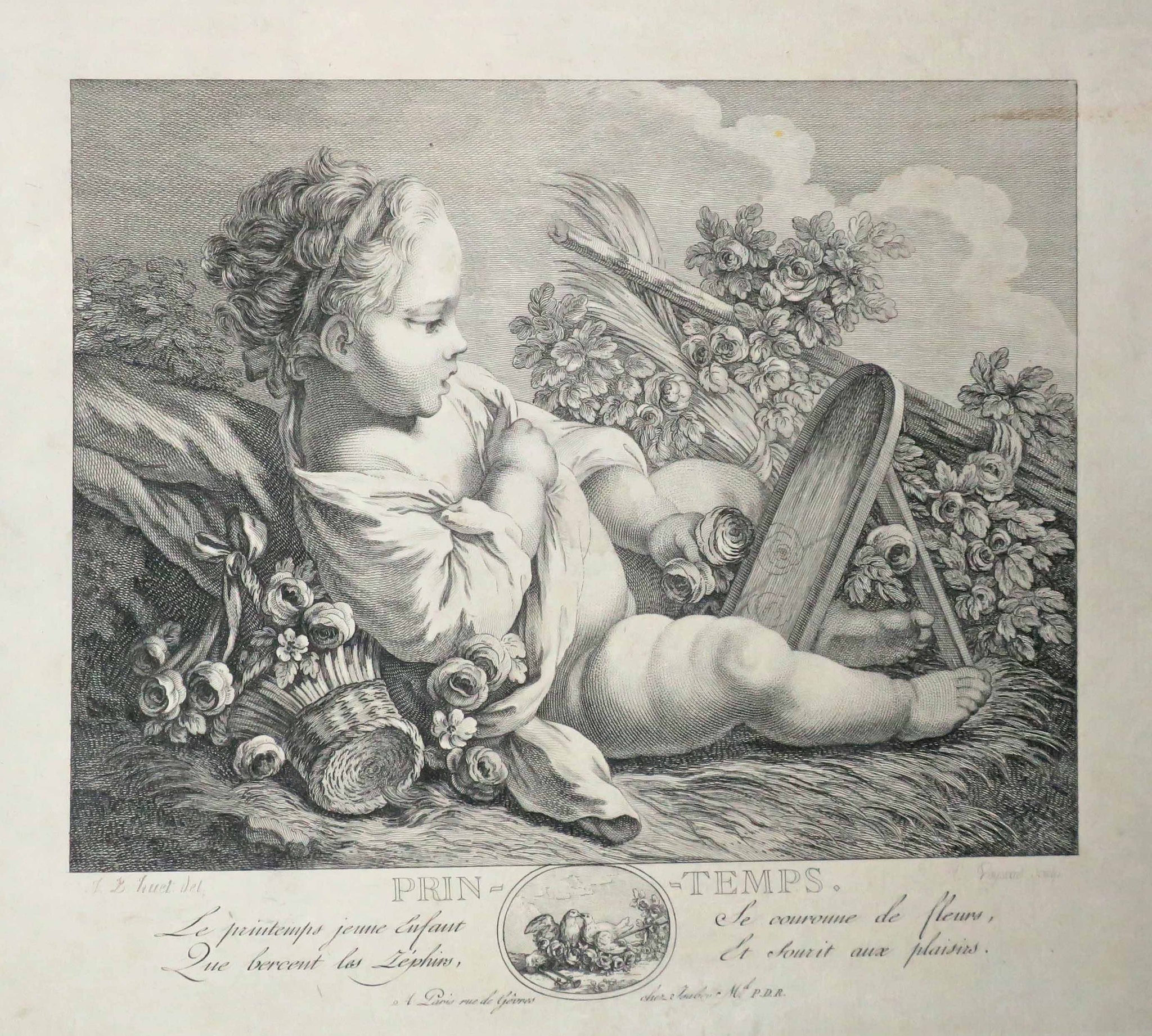 Les quatre saisons en chérubins.