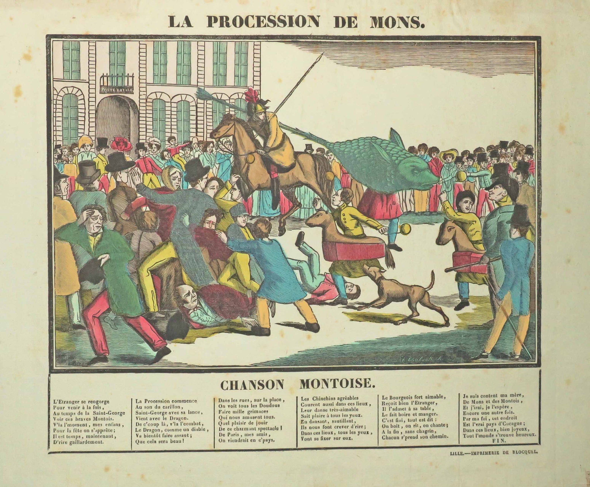 La procession de Mons. Chanson Montoise.