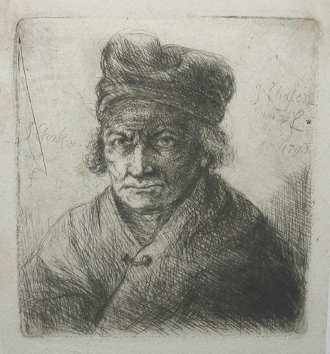 Portrait d'homme au chapeau.