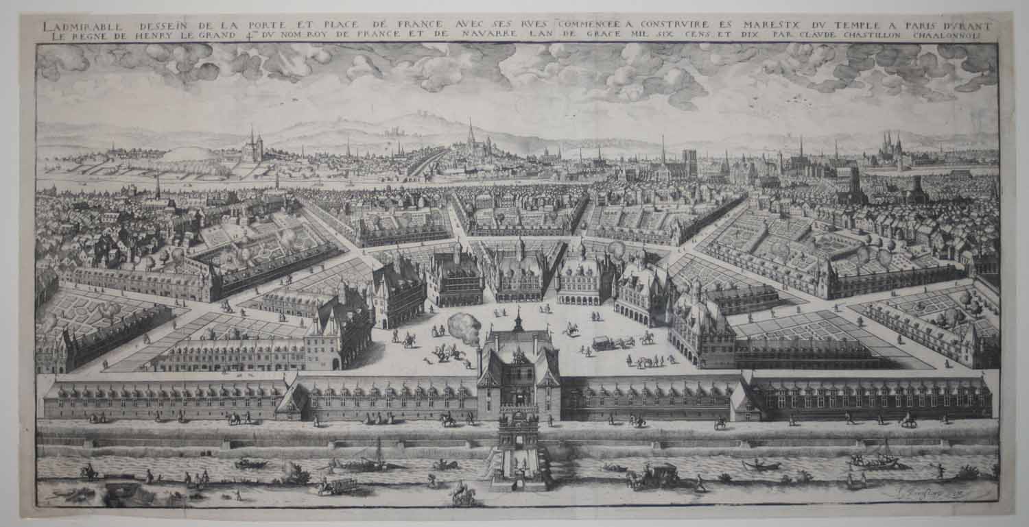 Projet de la Place de France en 1610.
