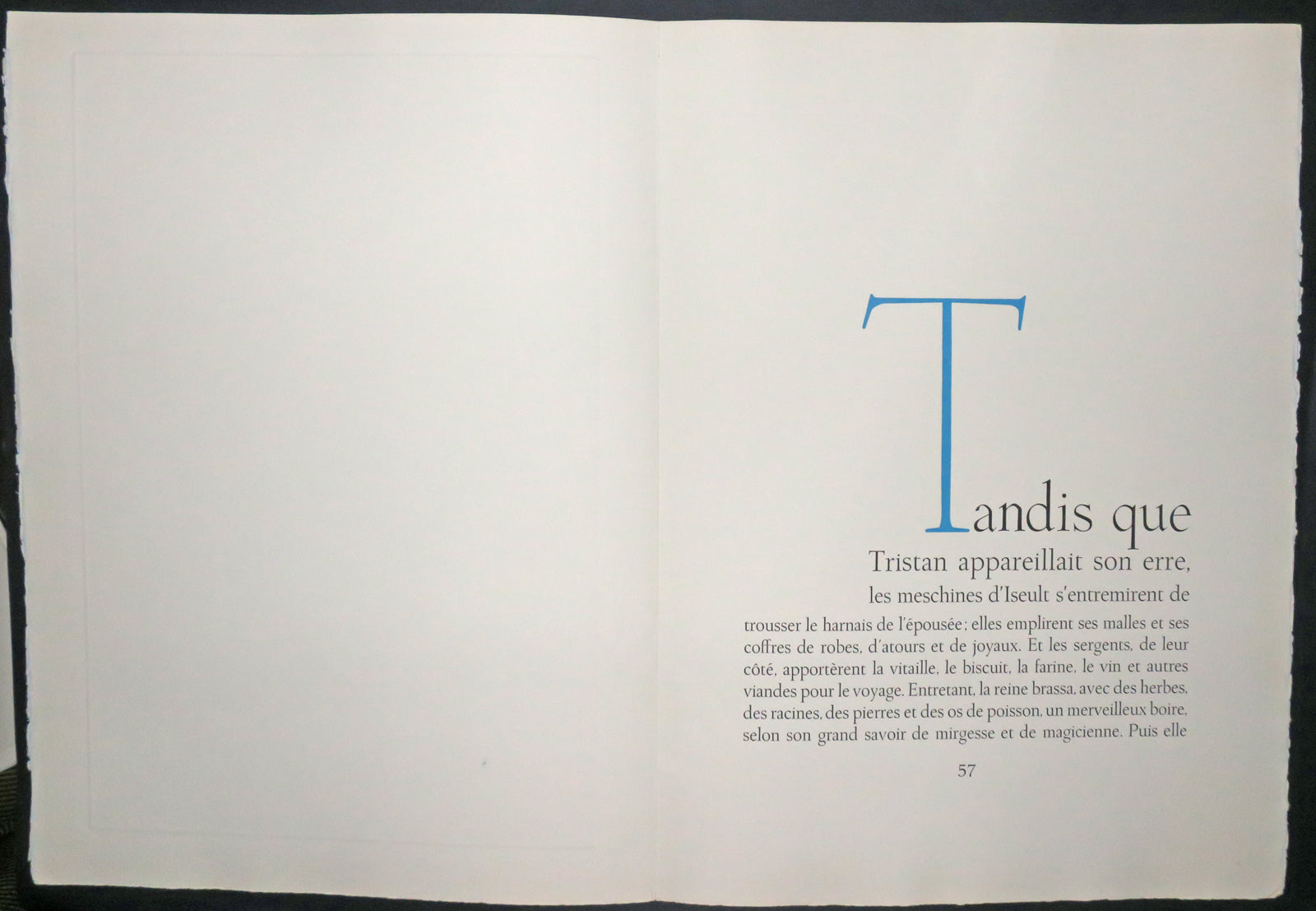 L'arrivée d'Iseult, Tristan et Iseult.