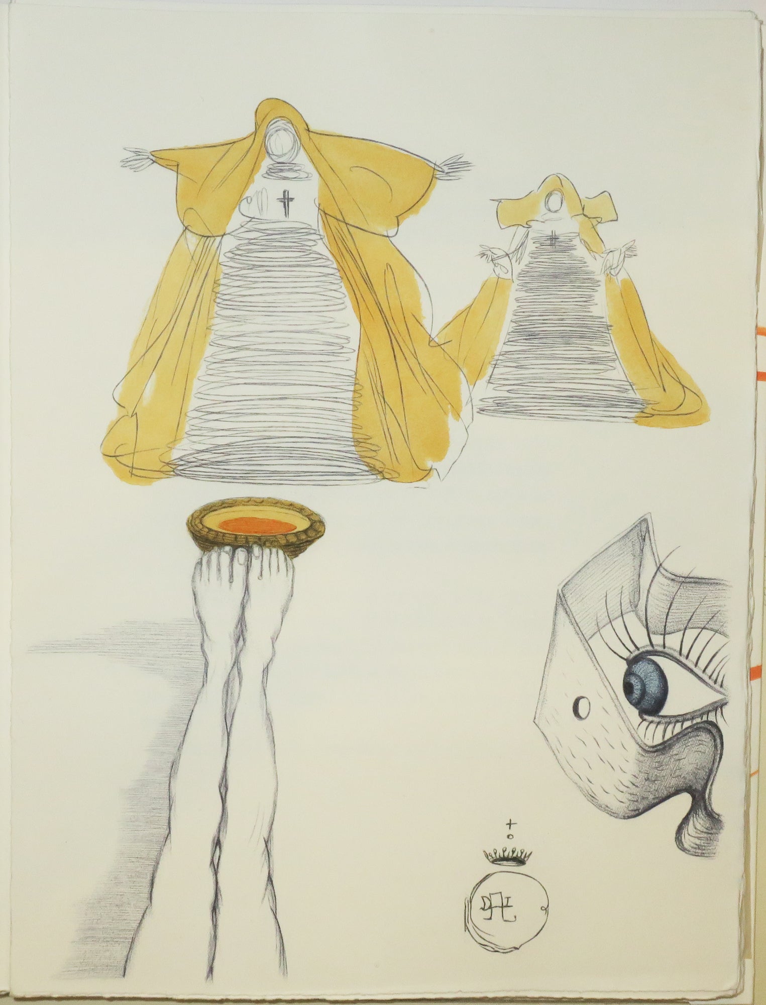 DALI ILLUSTRE CASANOVA. 1967.