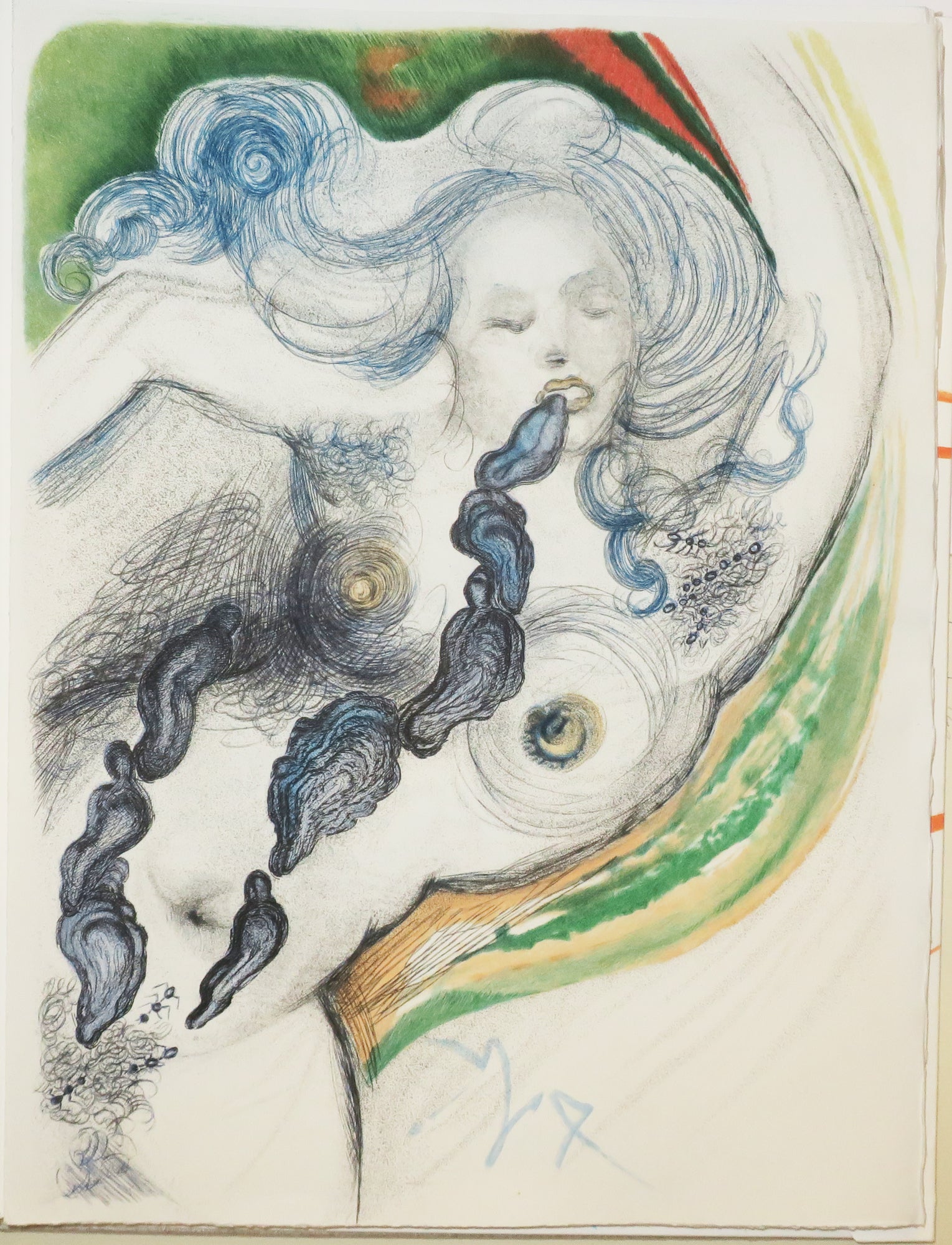 DALI ILLUSTRE CASANOVA. 1967.