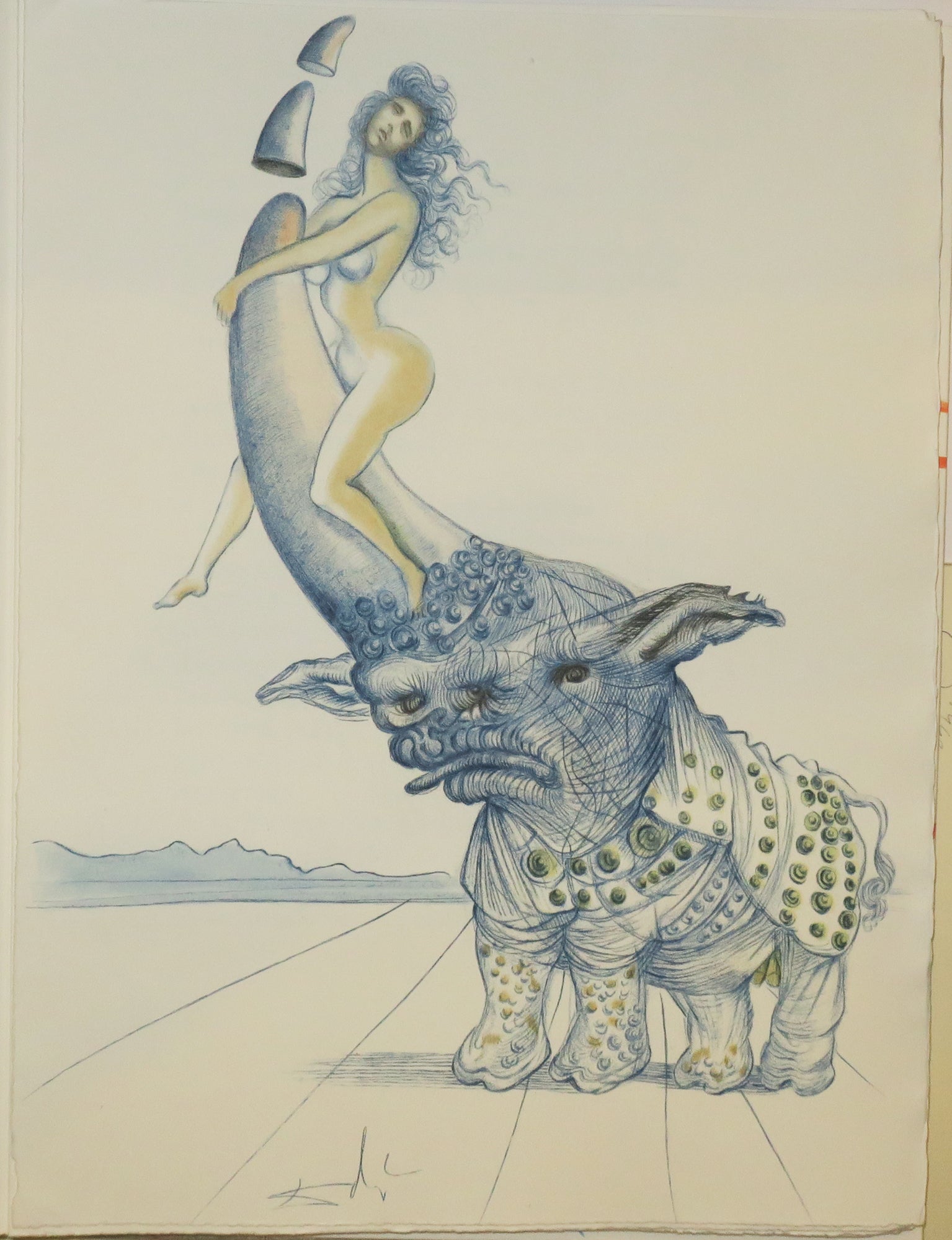 DALI ILLUSTRE CASANOVA. 1967.