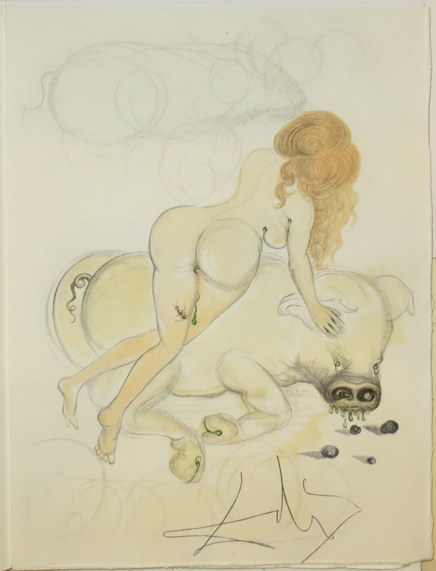 DALI ILLUSTRE CASANOVA. 1967.