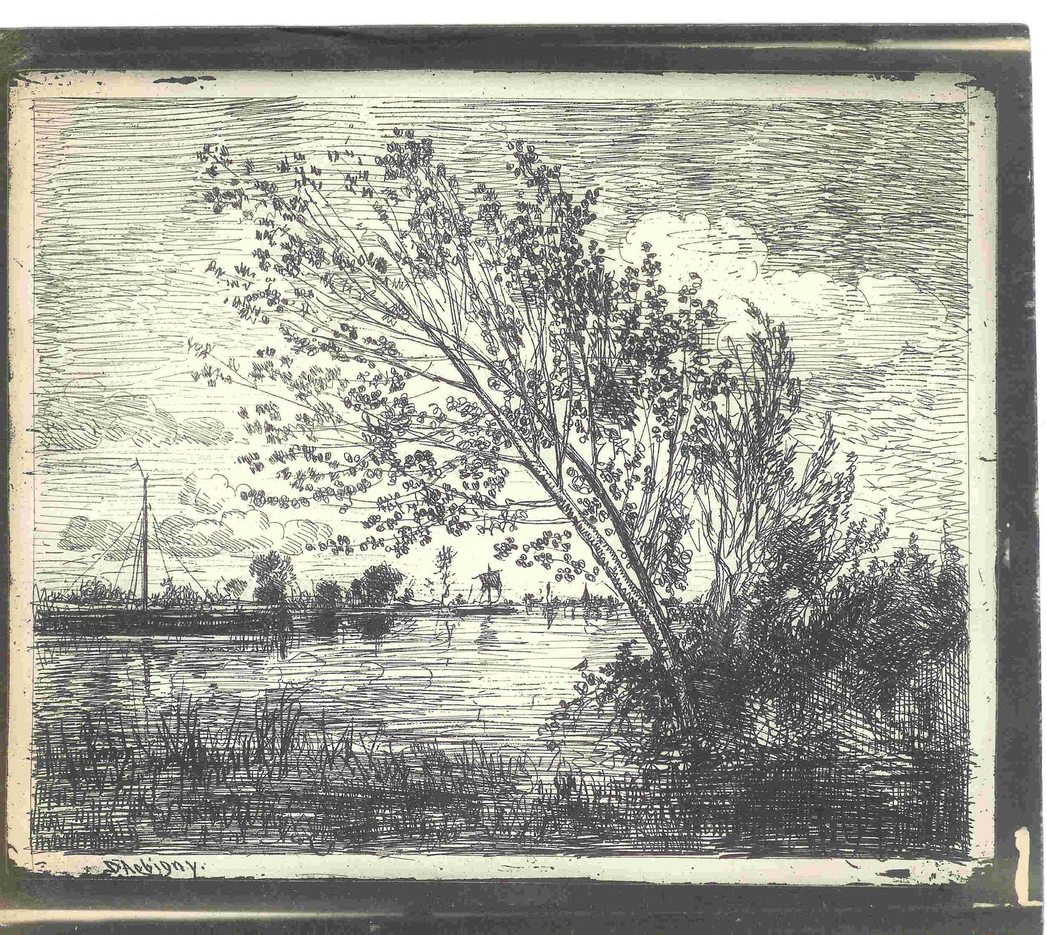 Le Bouquet d'aunes. (1862 - 1er tirage).