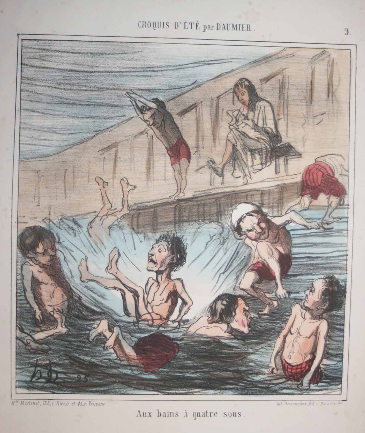 Aux bains à quatre sous.