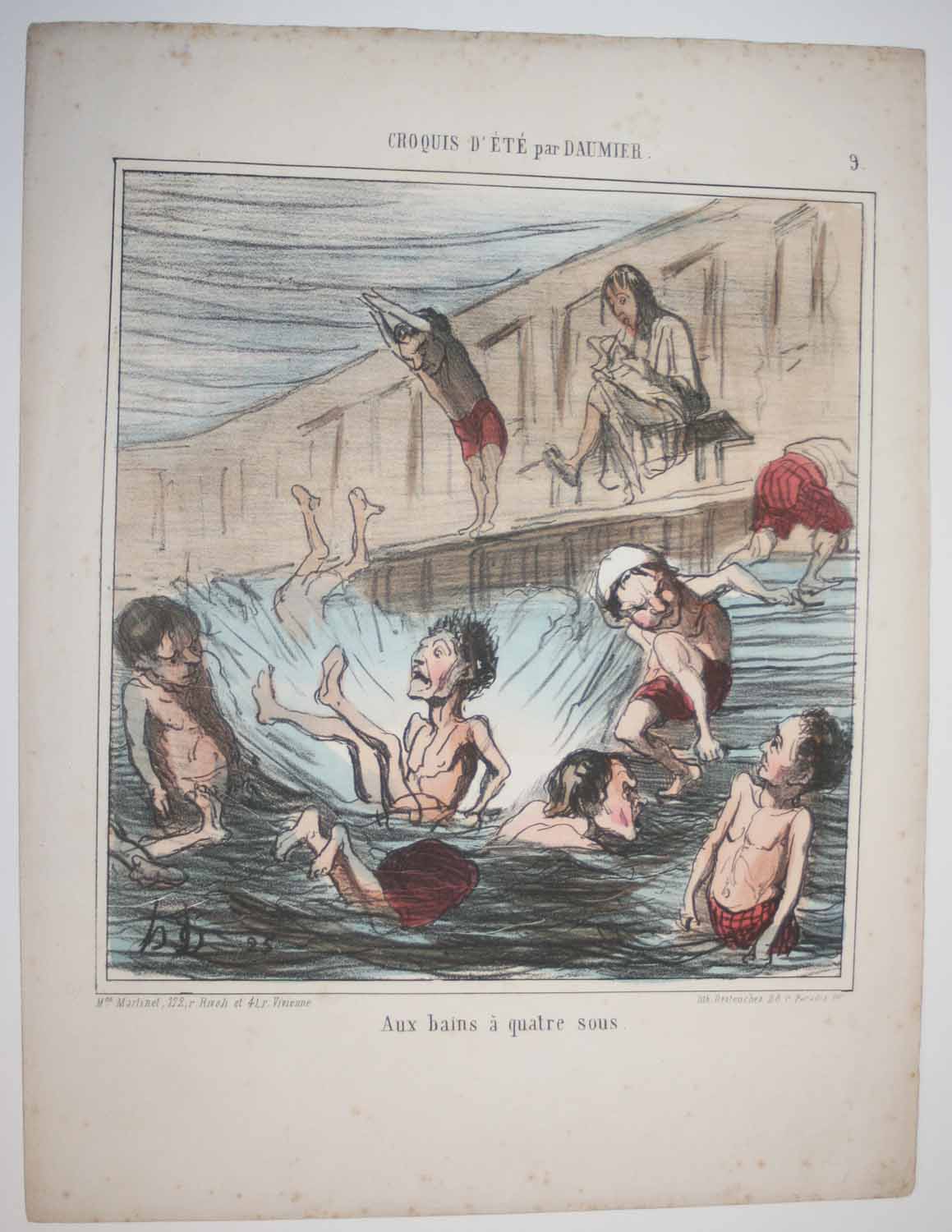 Aux bains à quatre sous.