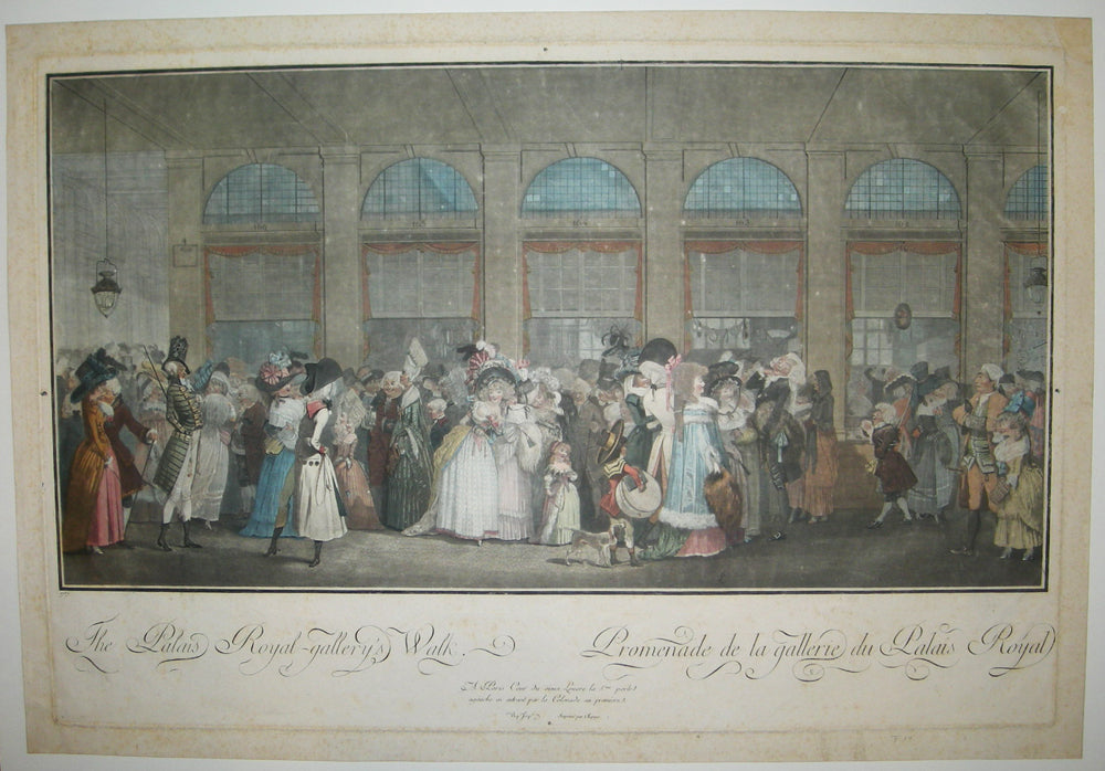 The Palais Royal - Gallery's Walk - Promenade de la Gallerie du Palais Royal.