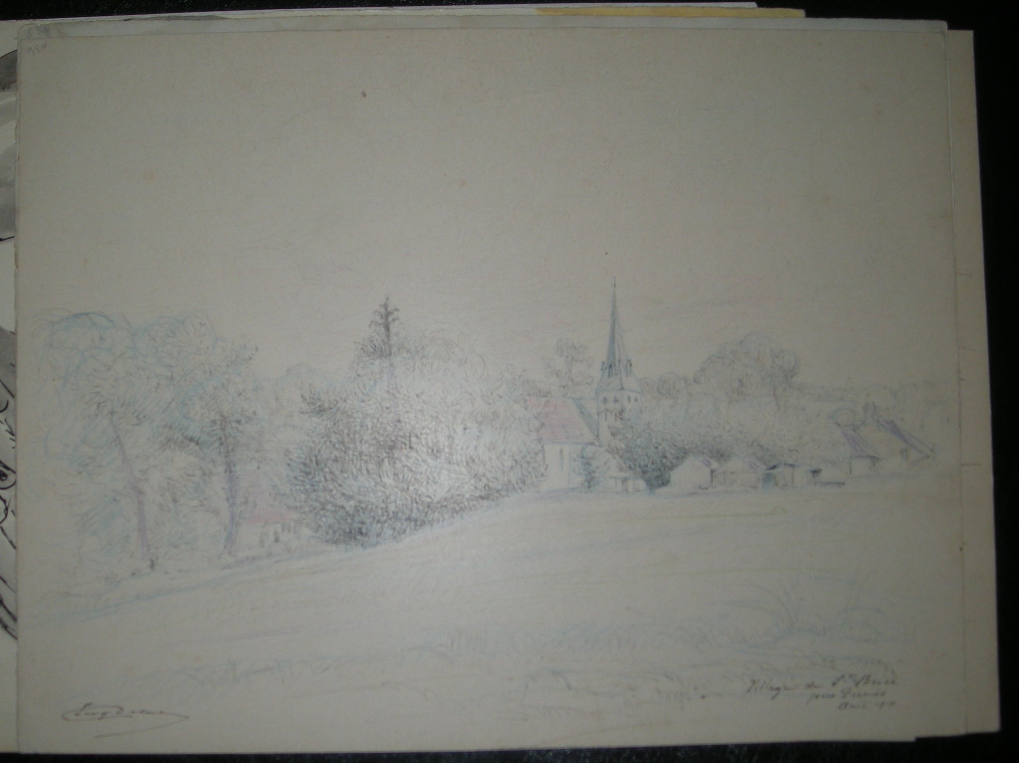 Village de St Brice, près Provins.