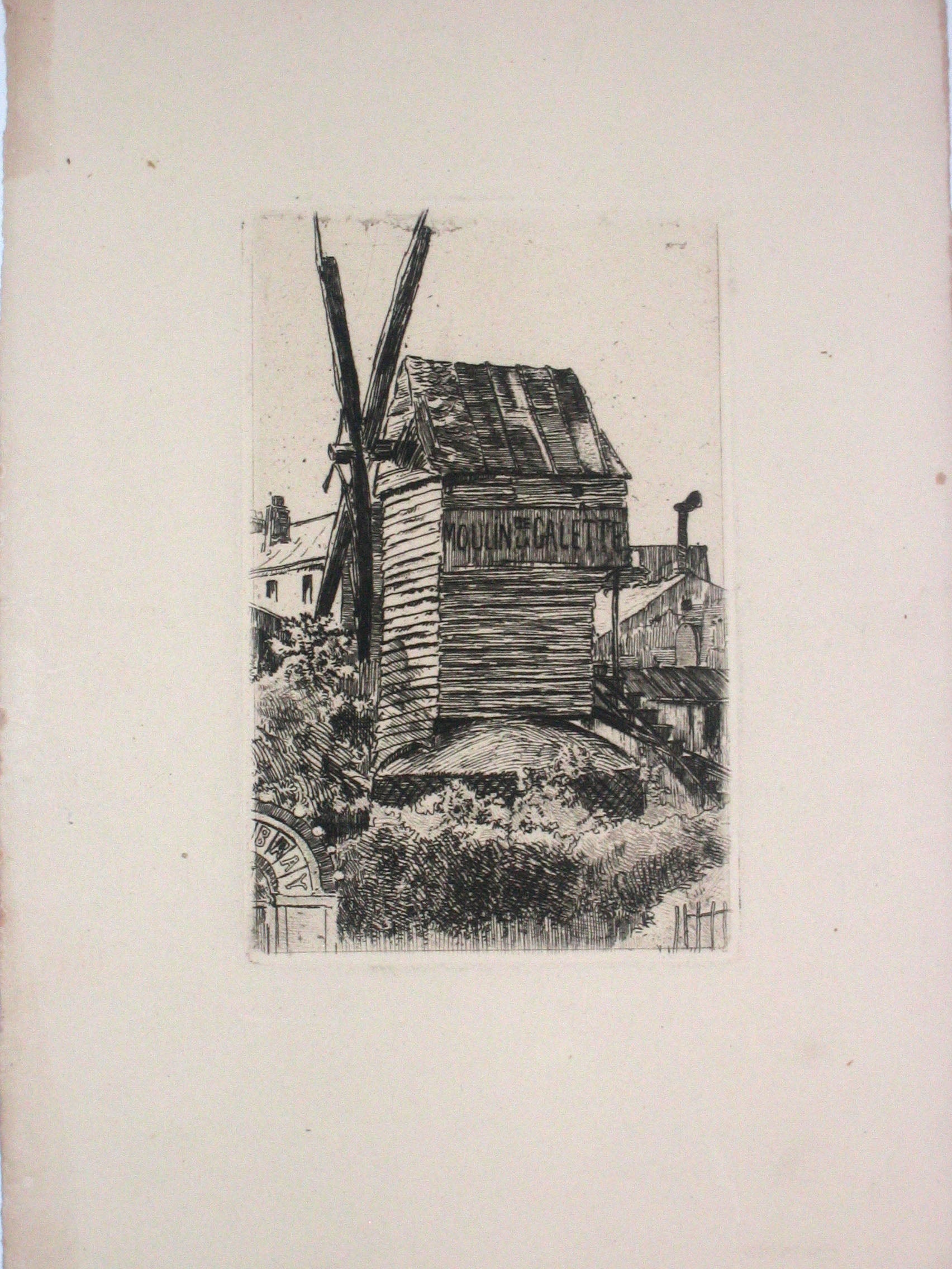 Moulin de la Galette, à Montmartre.