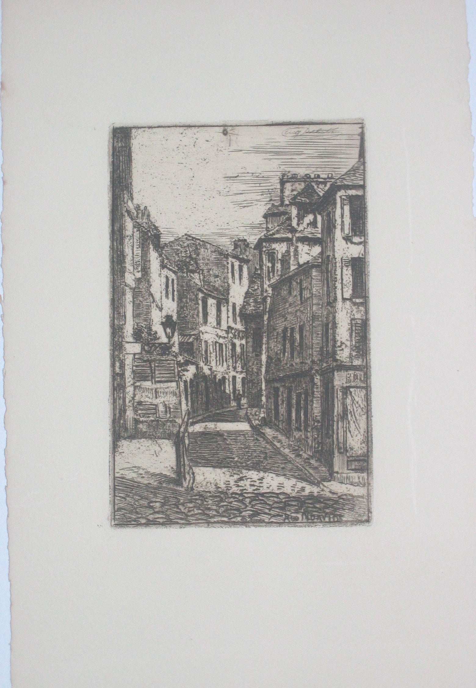 Rue Norvins (Petite planche).