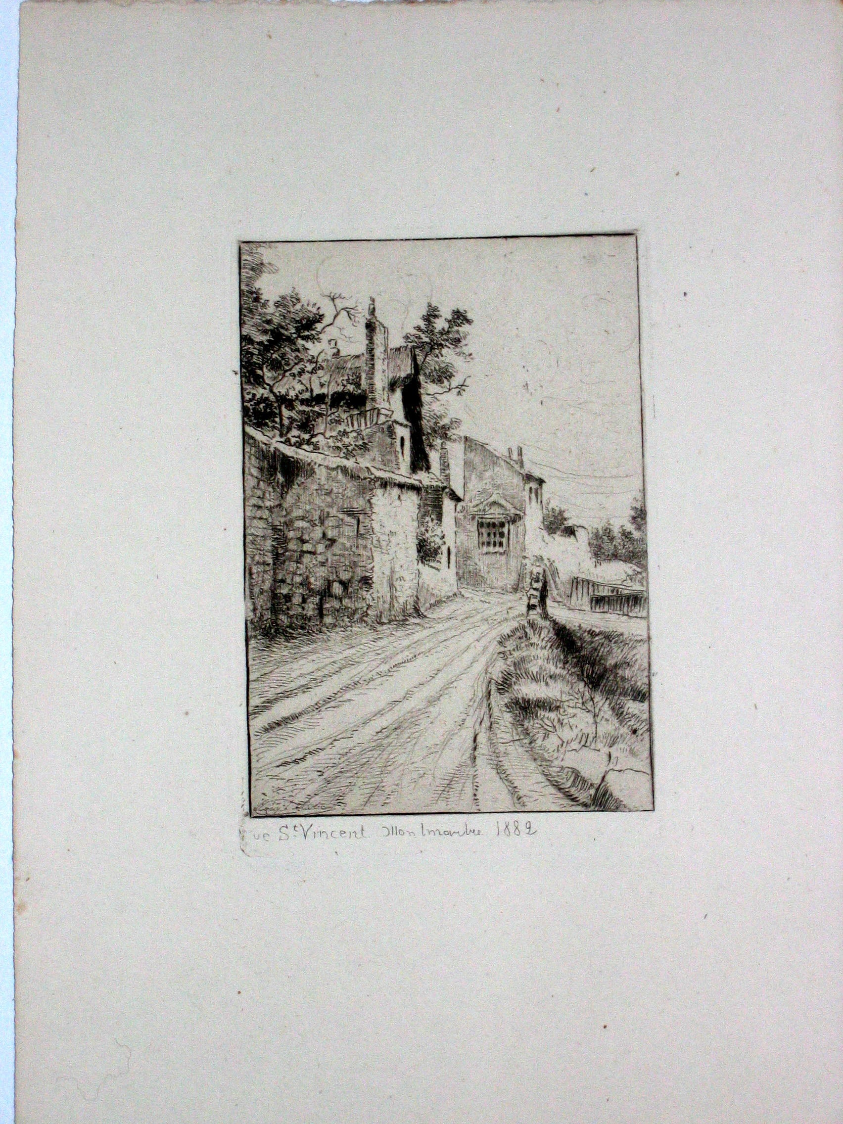 Rue St Vincent, Montmartre.