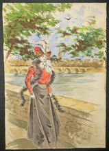 Charger l'image dans la galerie, Elégante en promenade.