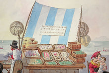 Charger l'image dans la galerie, Posto dei ostricaro della trattoria della villa di Milano. Etalage de poissons et d'huîtres.