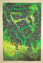 Charger l'image dans la galerie, Sans titre (Composition en vert, jaune, noir et blanc).